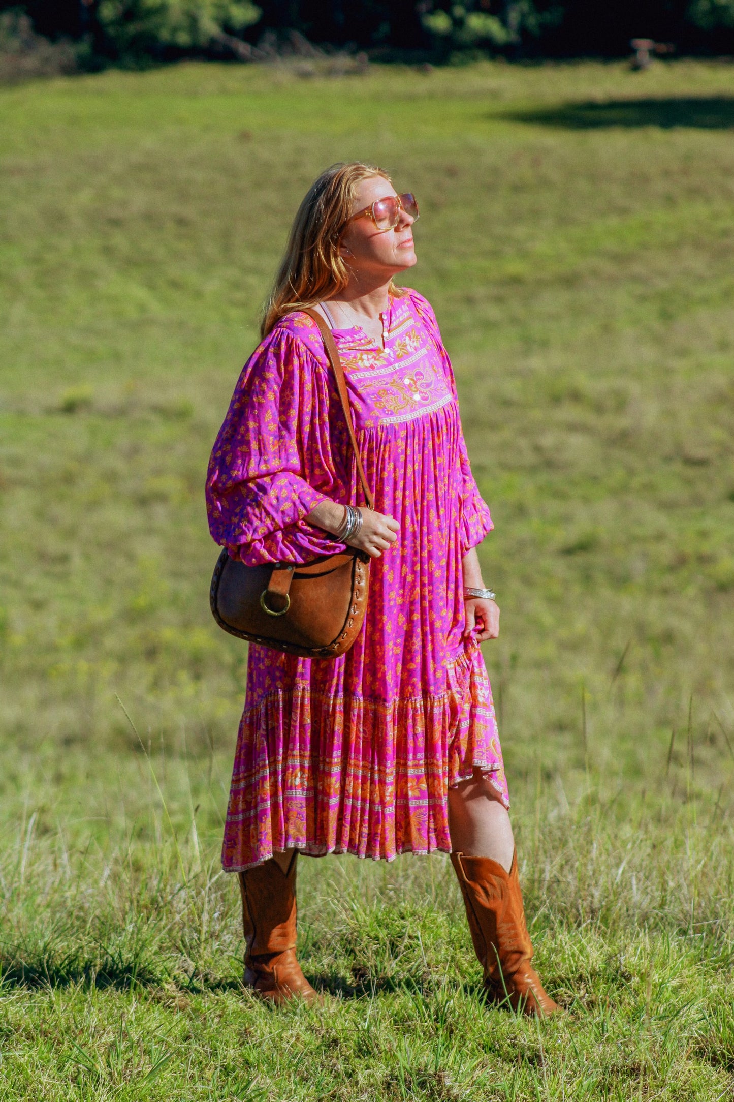 Madame Peacock Maxi Dress