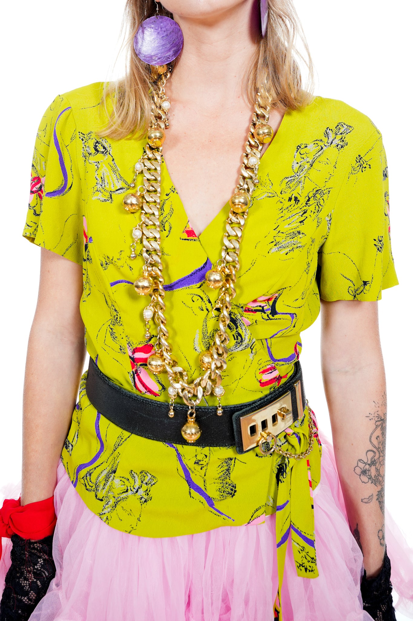 1990's Betsey Johnson Wrap Top