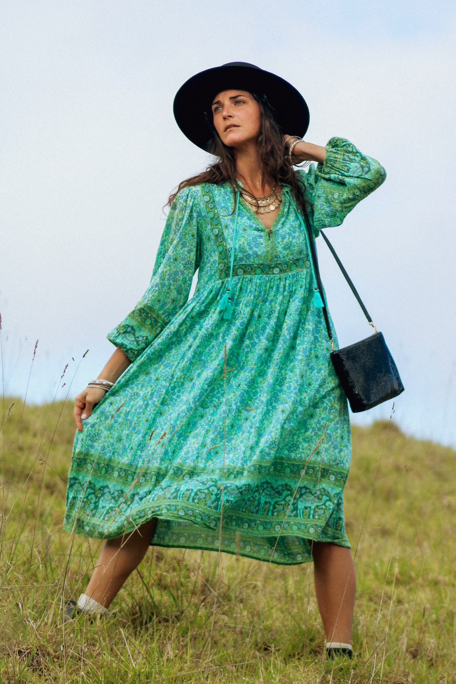 Sundown Boho Maxi Dress Mad Kimono Sundown Boho Maxi Dress Mad Kimono