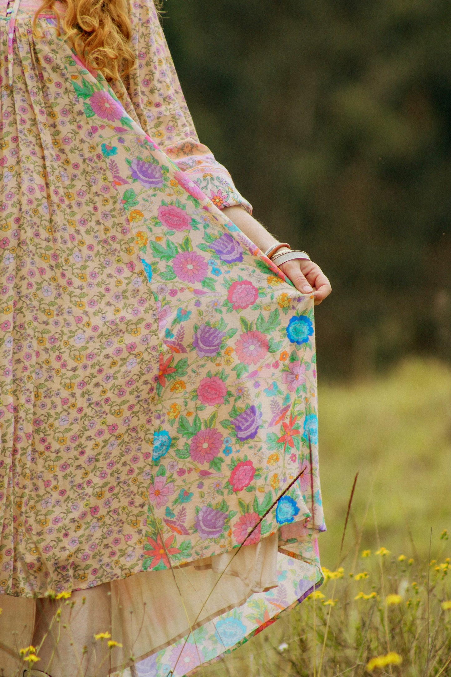 Spring Garden Patchwork Dress