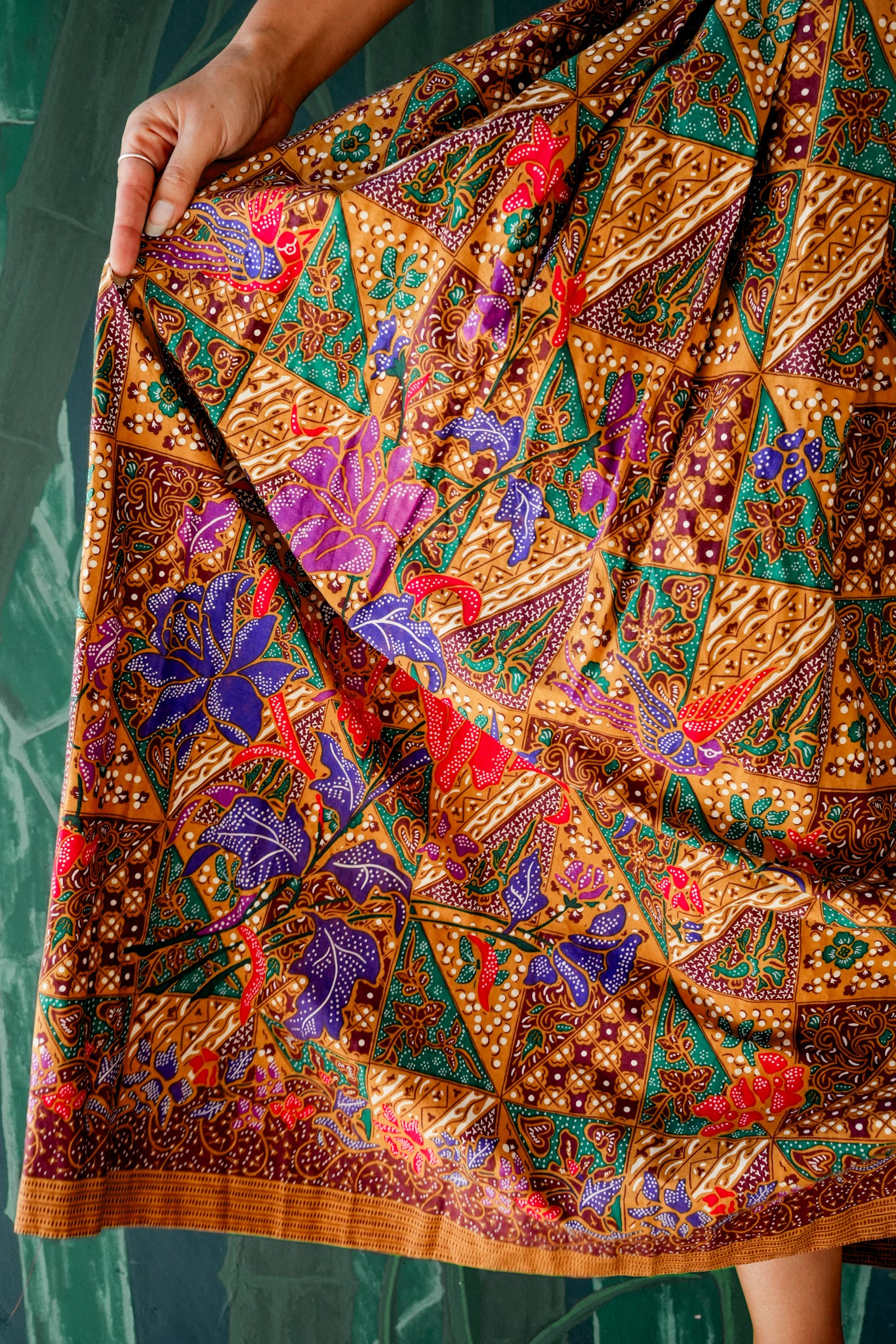 1990's Liz Claiborne Pleated Maxi Skirt