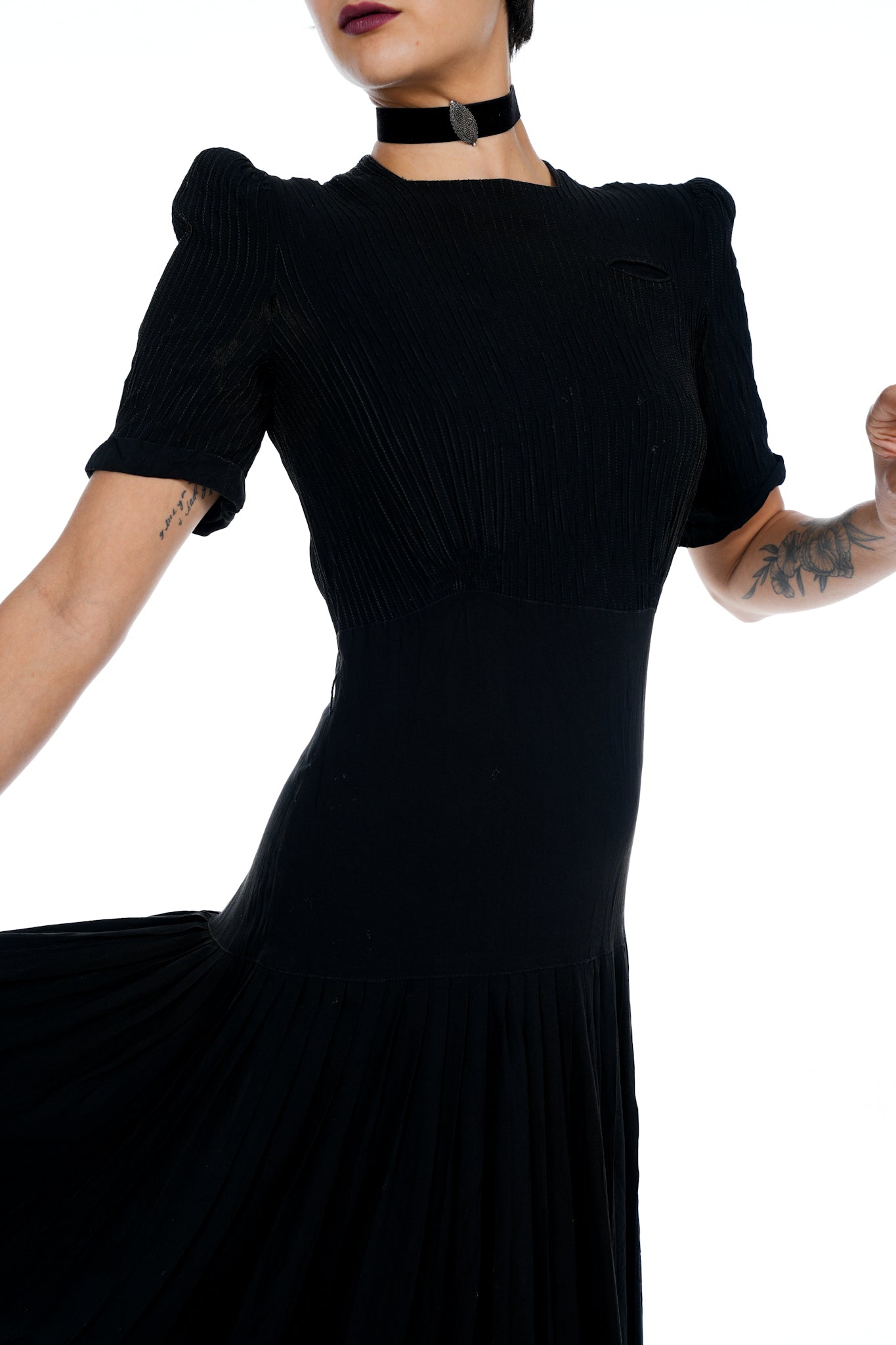 1960's Arthur Weiss Black Dress