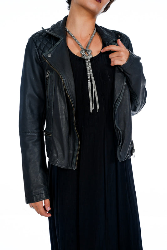 All Saints Leather Biker Jacket