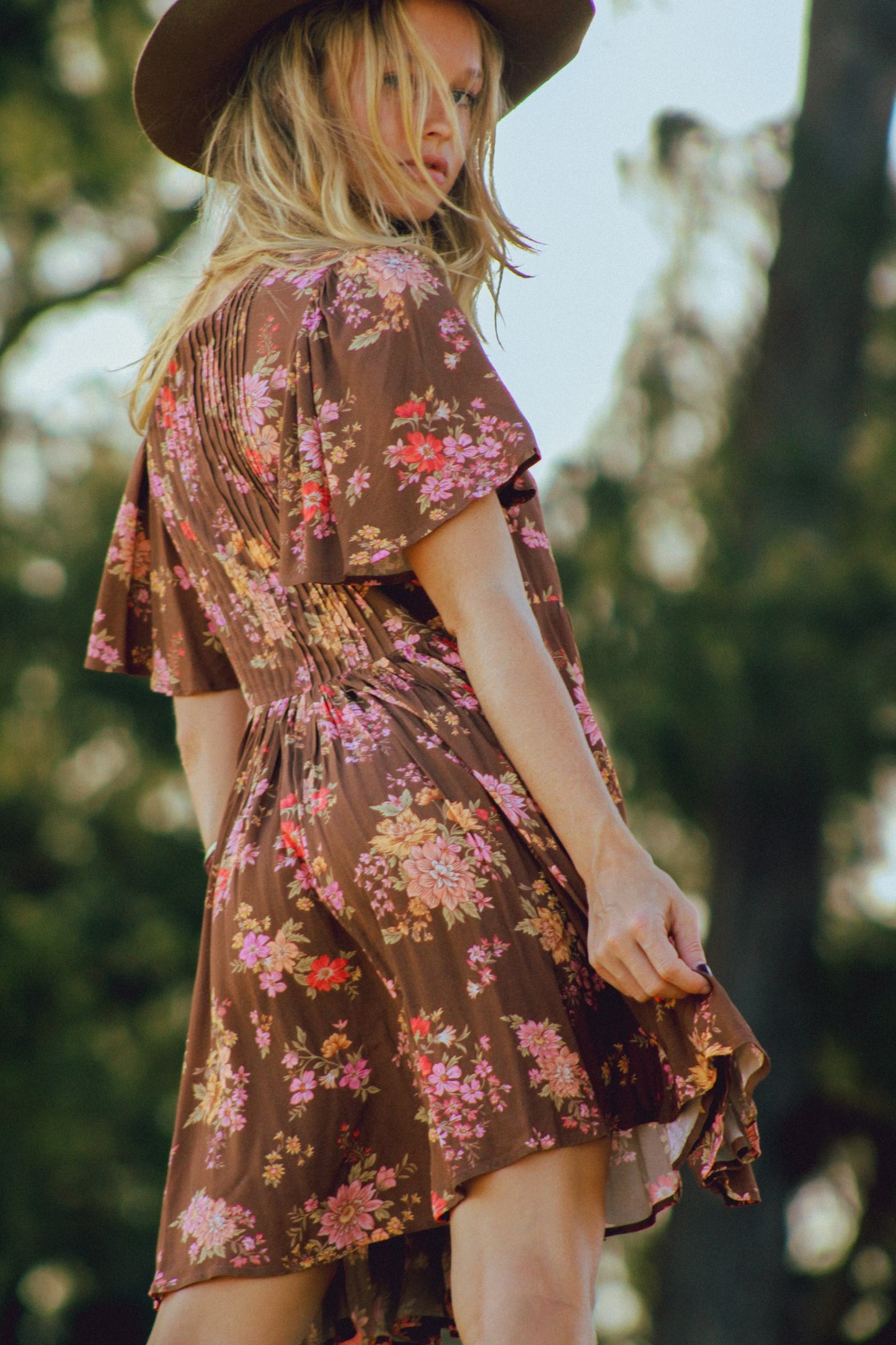 Meadowland Flutter Mini Dress