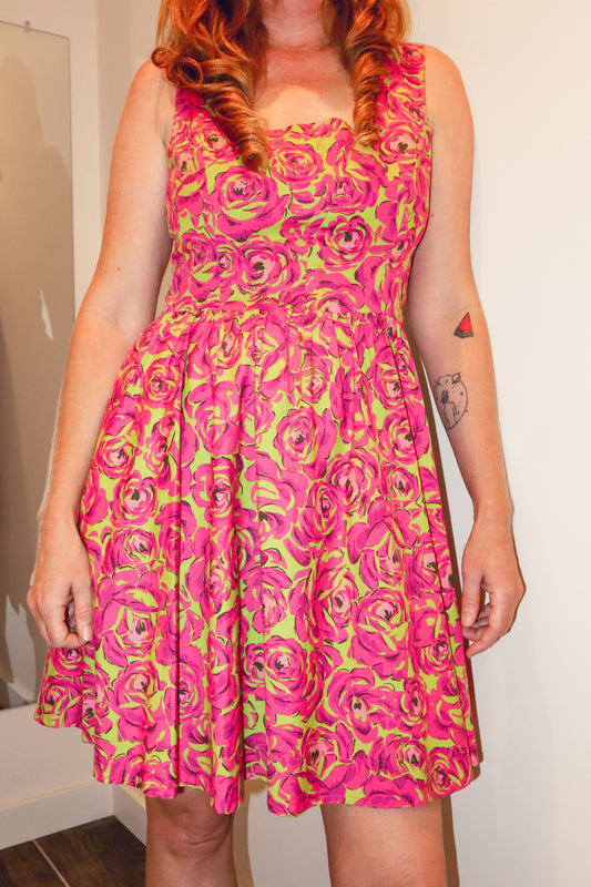 Y2K Betsey Johnson Rosebud Dress