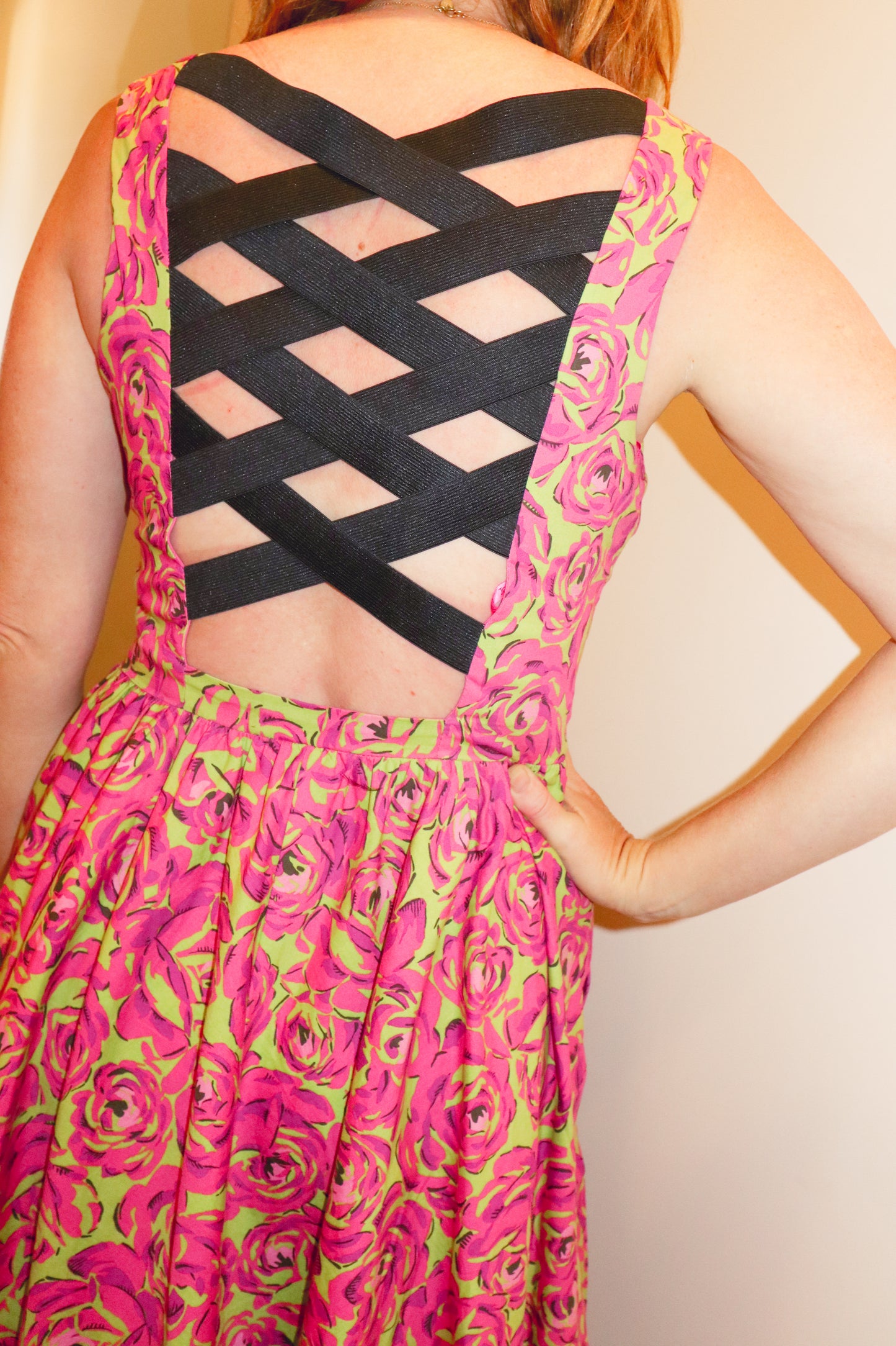 Y2K Betsey Johnson Rosebud Dress