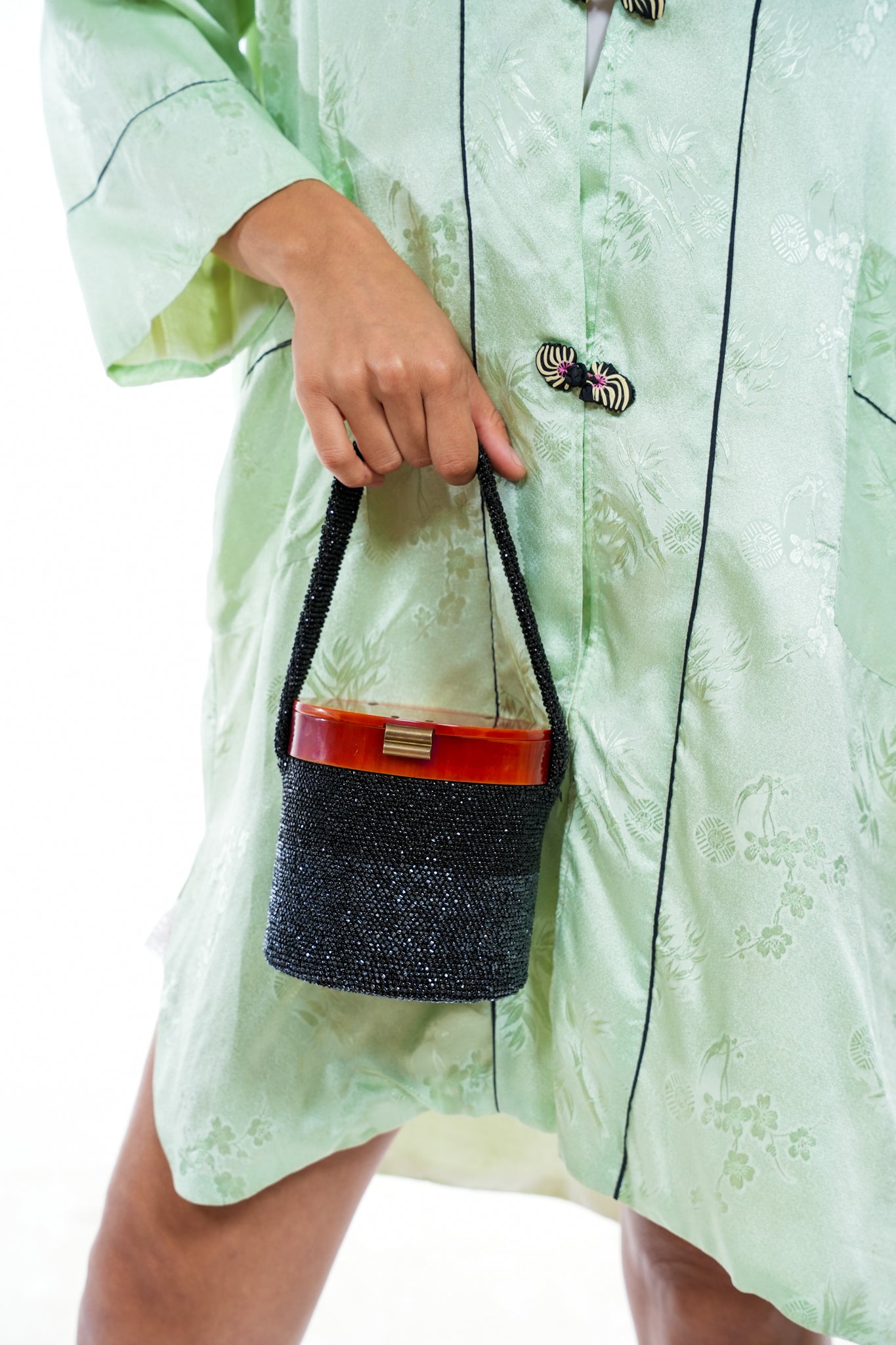 1950's Round Beaded Purse