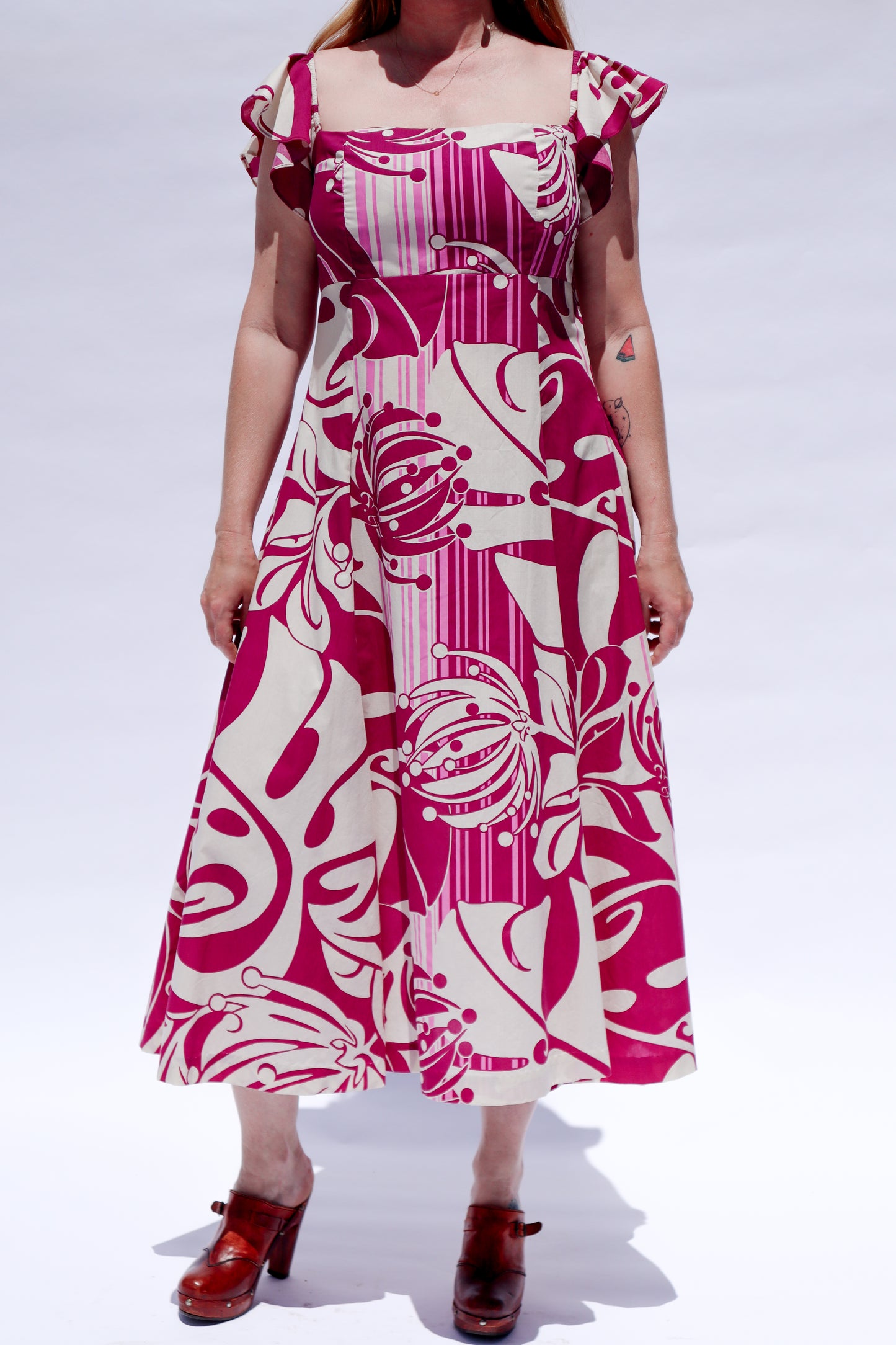 1970's Psychedlic Floral Muumuu