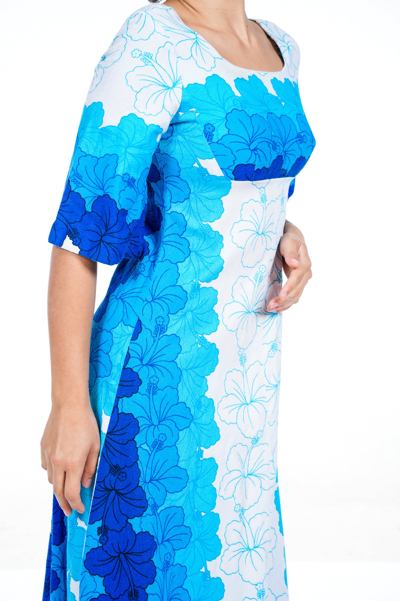 1960s Ui Makai Cotton Mu'umu'u
