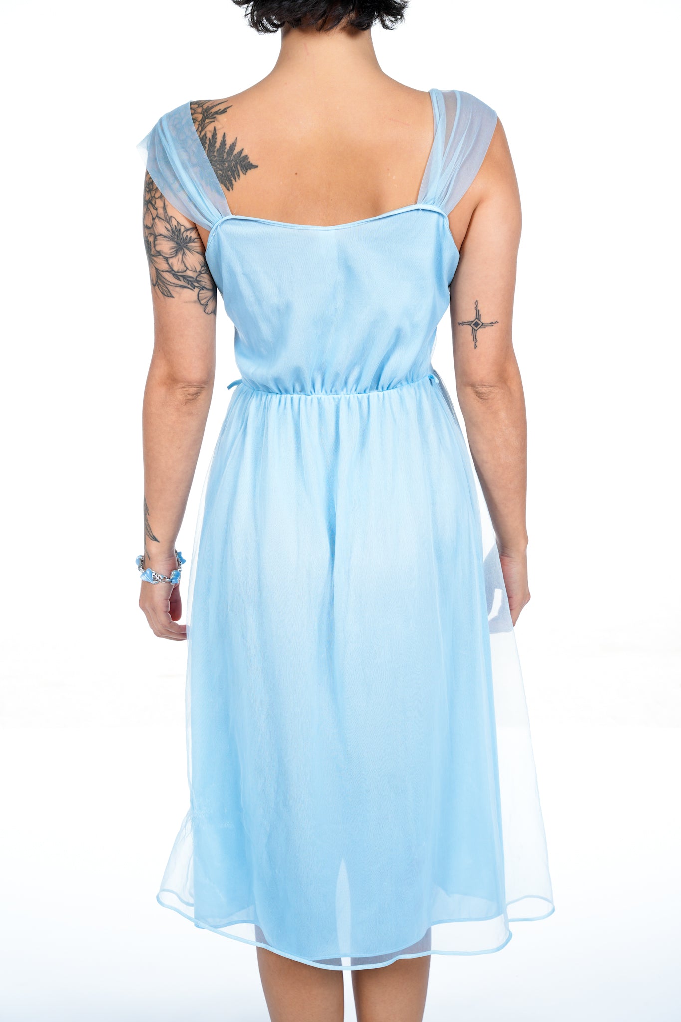 1950s Carillon Blue Nightgown