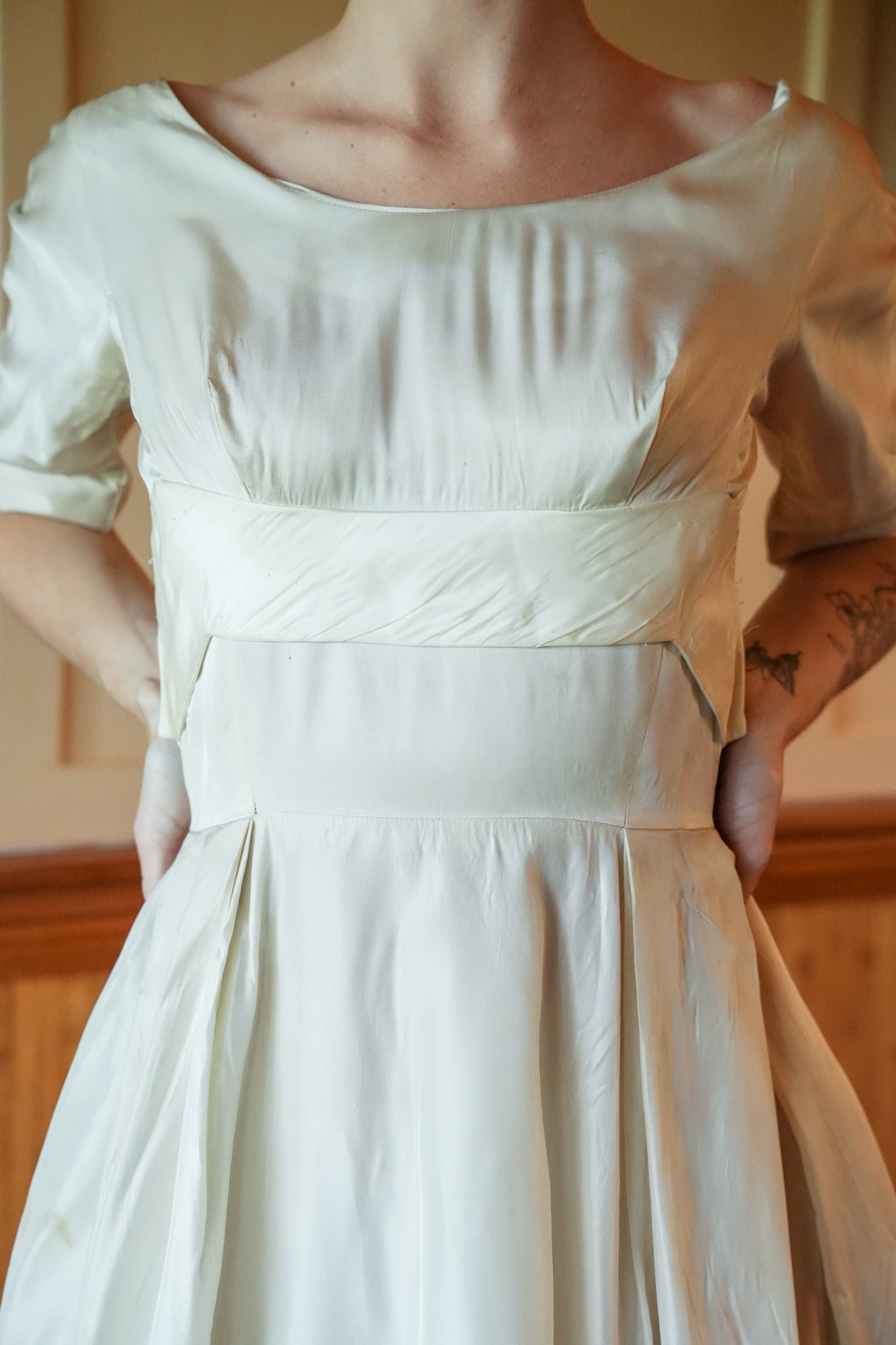 1930s Handmade Wedding Dress