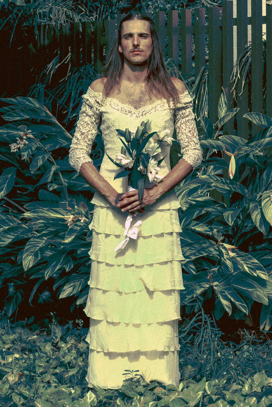 Vintage Edwardian Era Wedding Gown