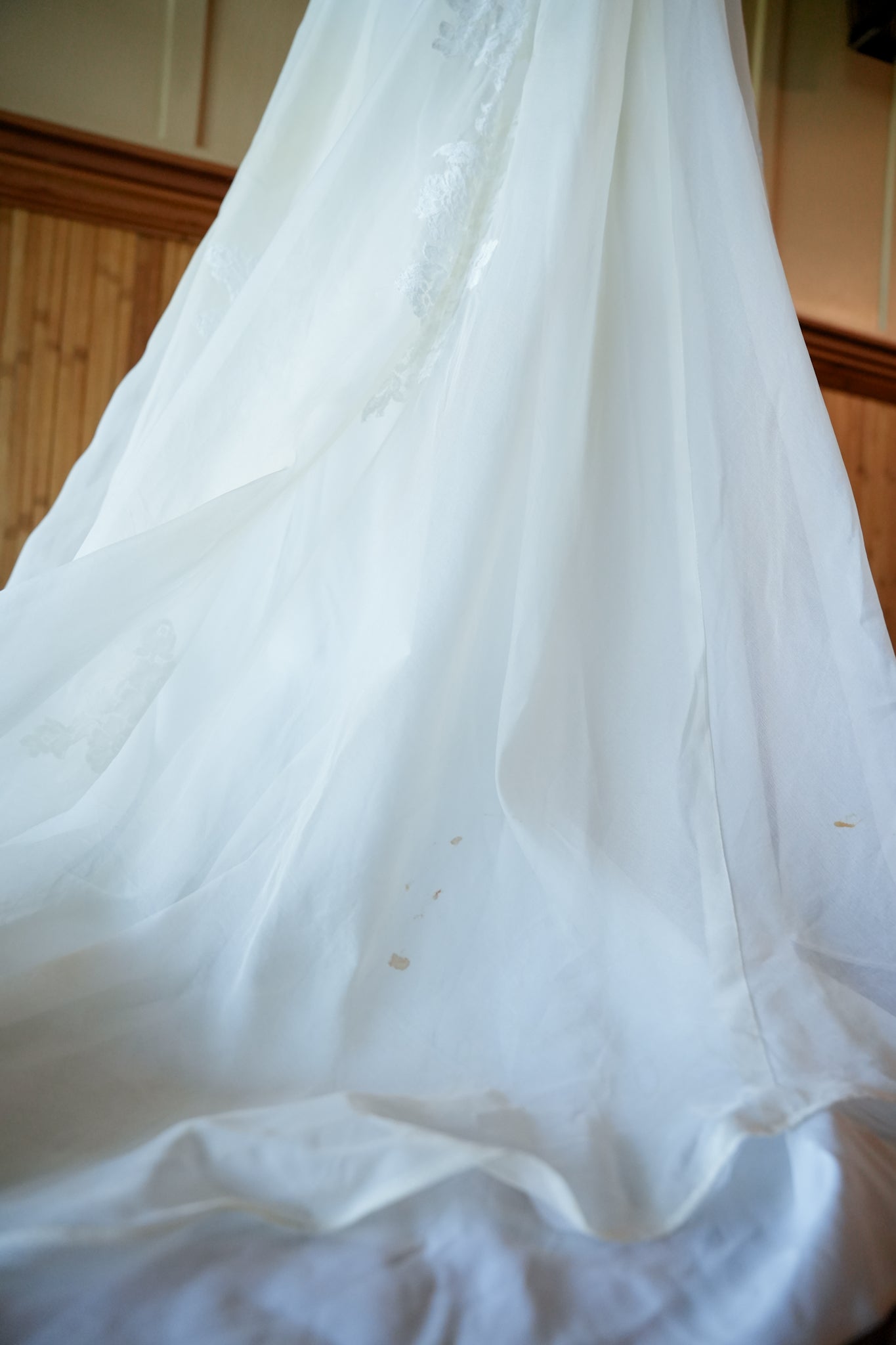 Delicate Lace Wedding Gown