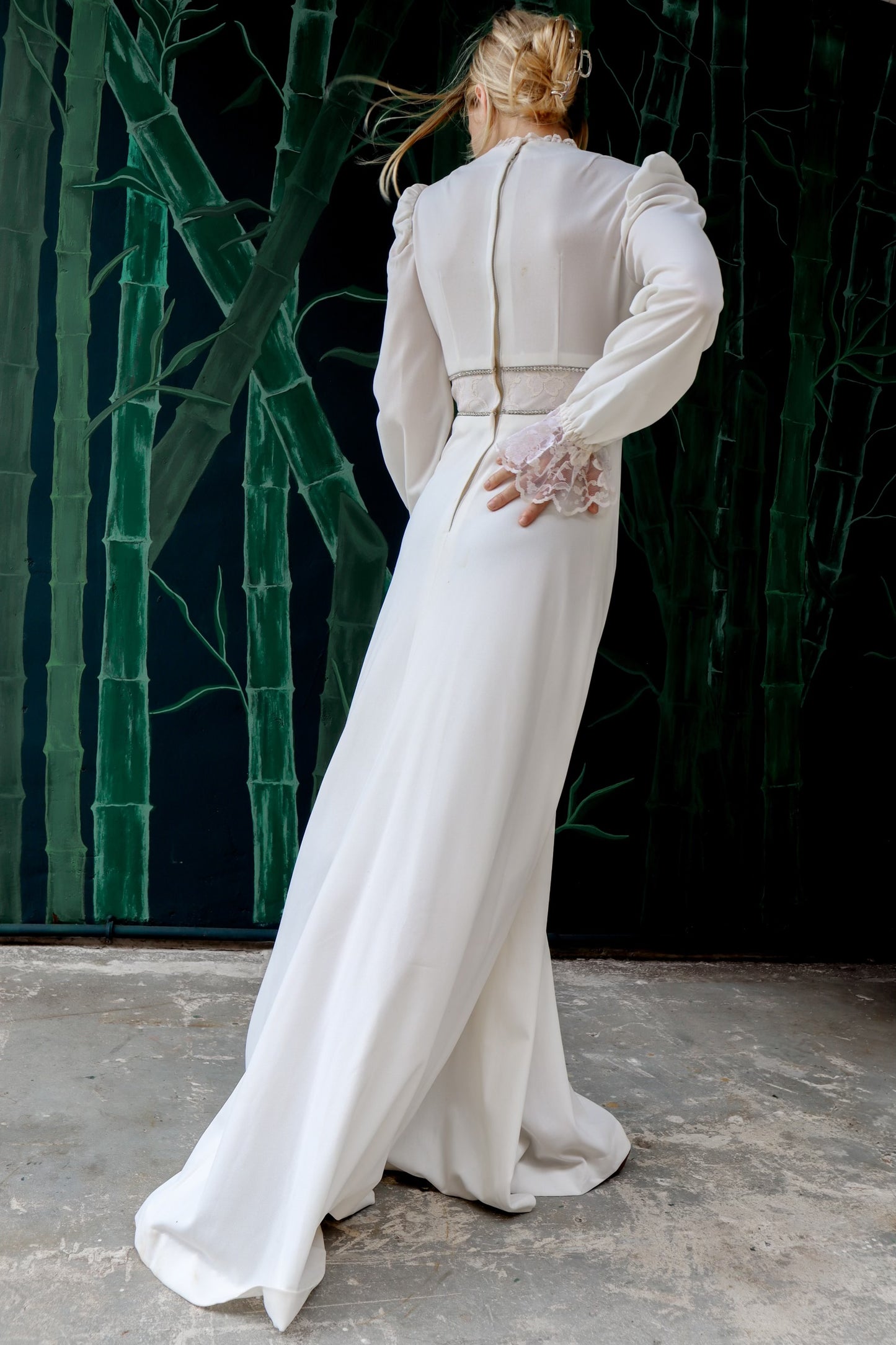 1940's Vintage Wedding Gown