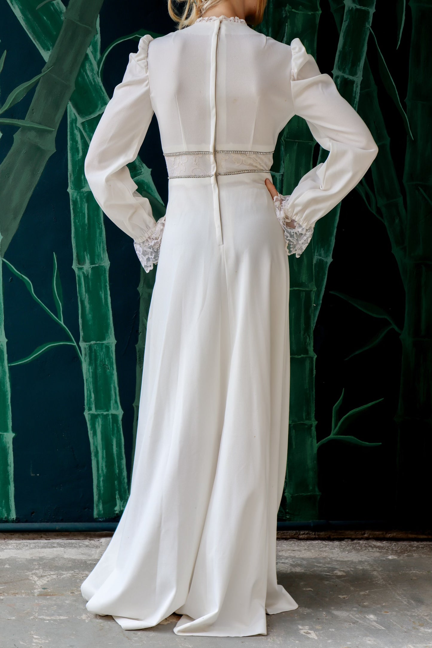 1940's Vintage Wedding Gown