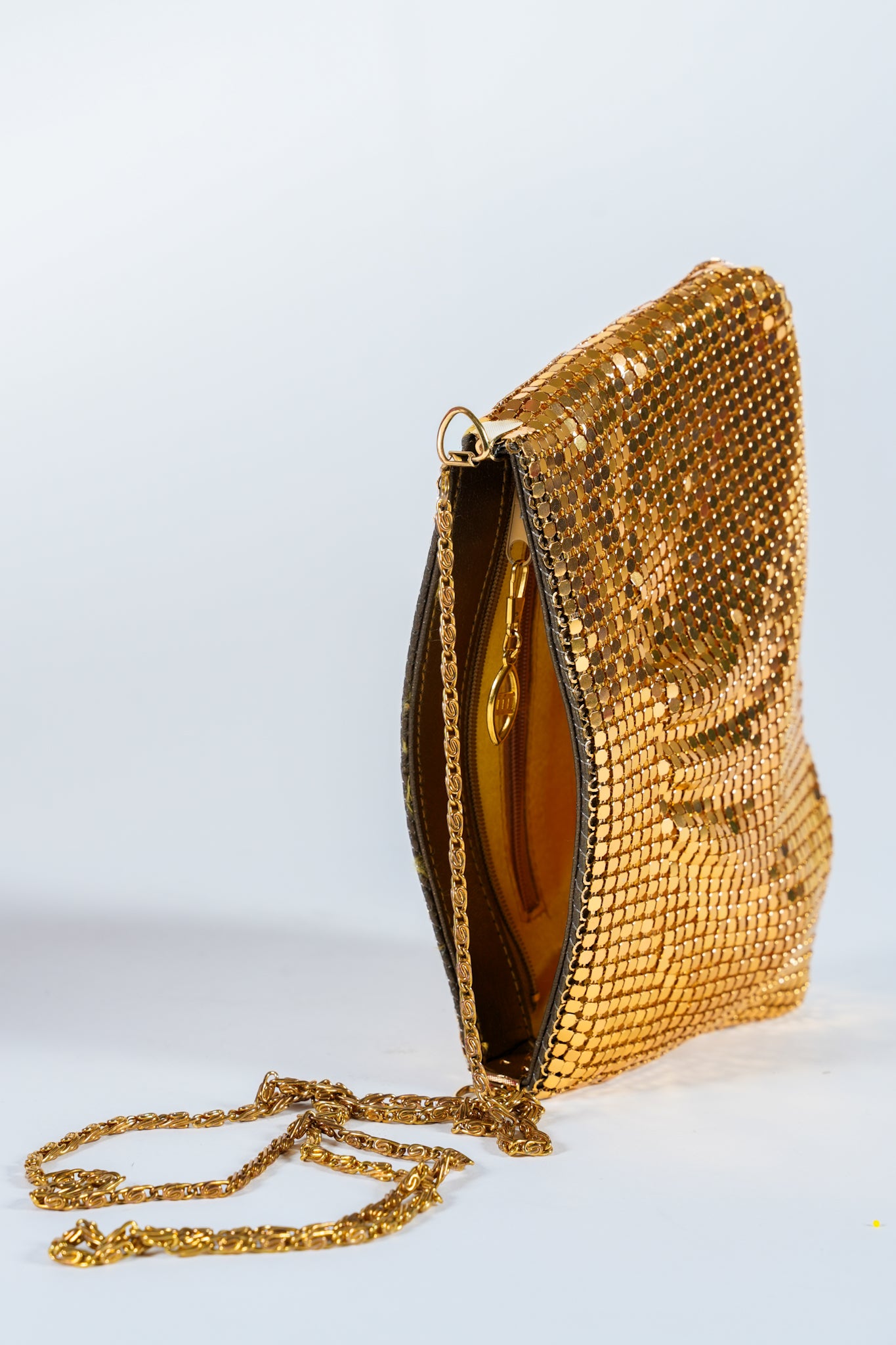 Vintage Gold Chainmail Mini Purse