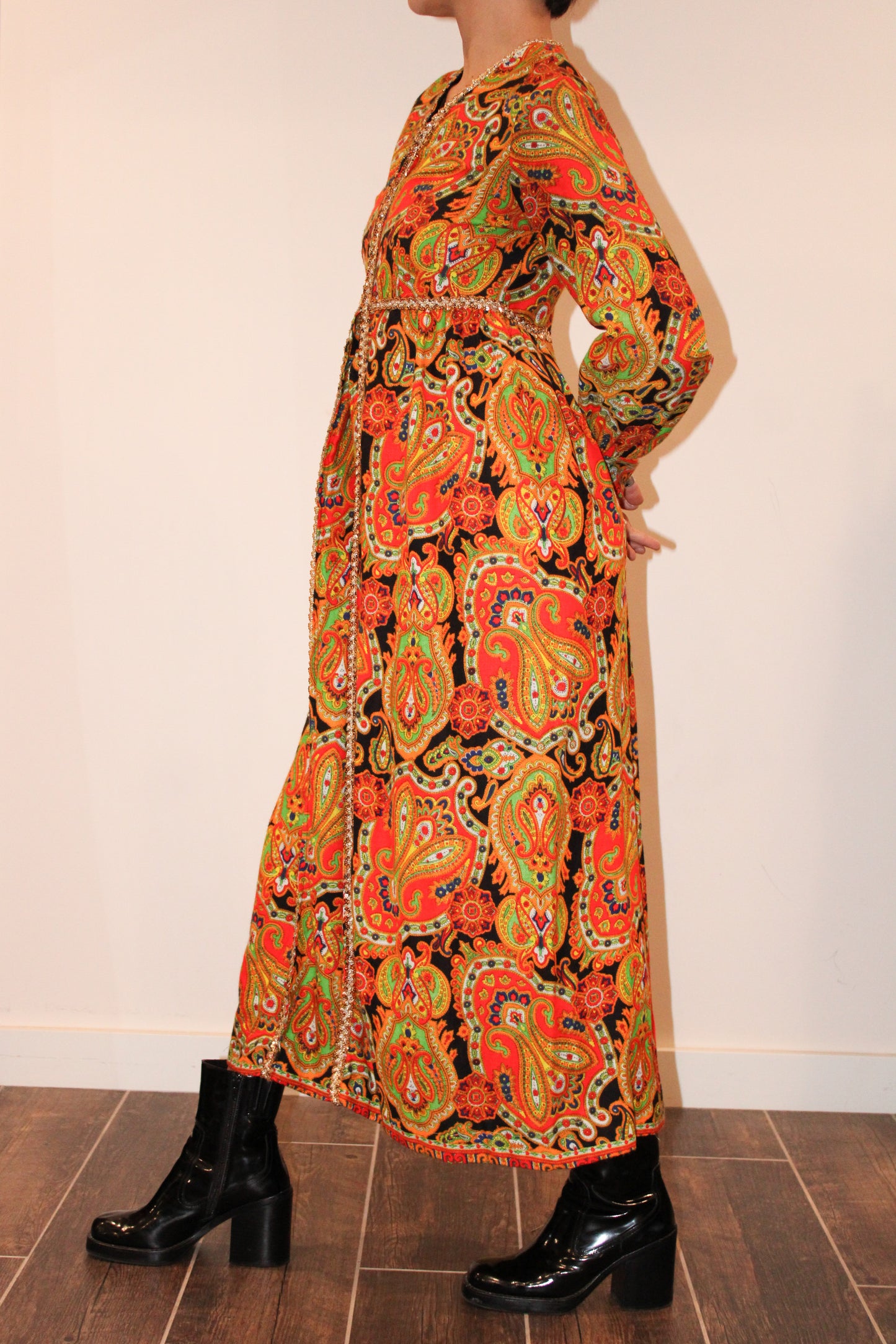 1960s Sears Psychedelic Print Jumpsuit