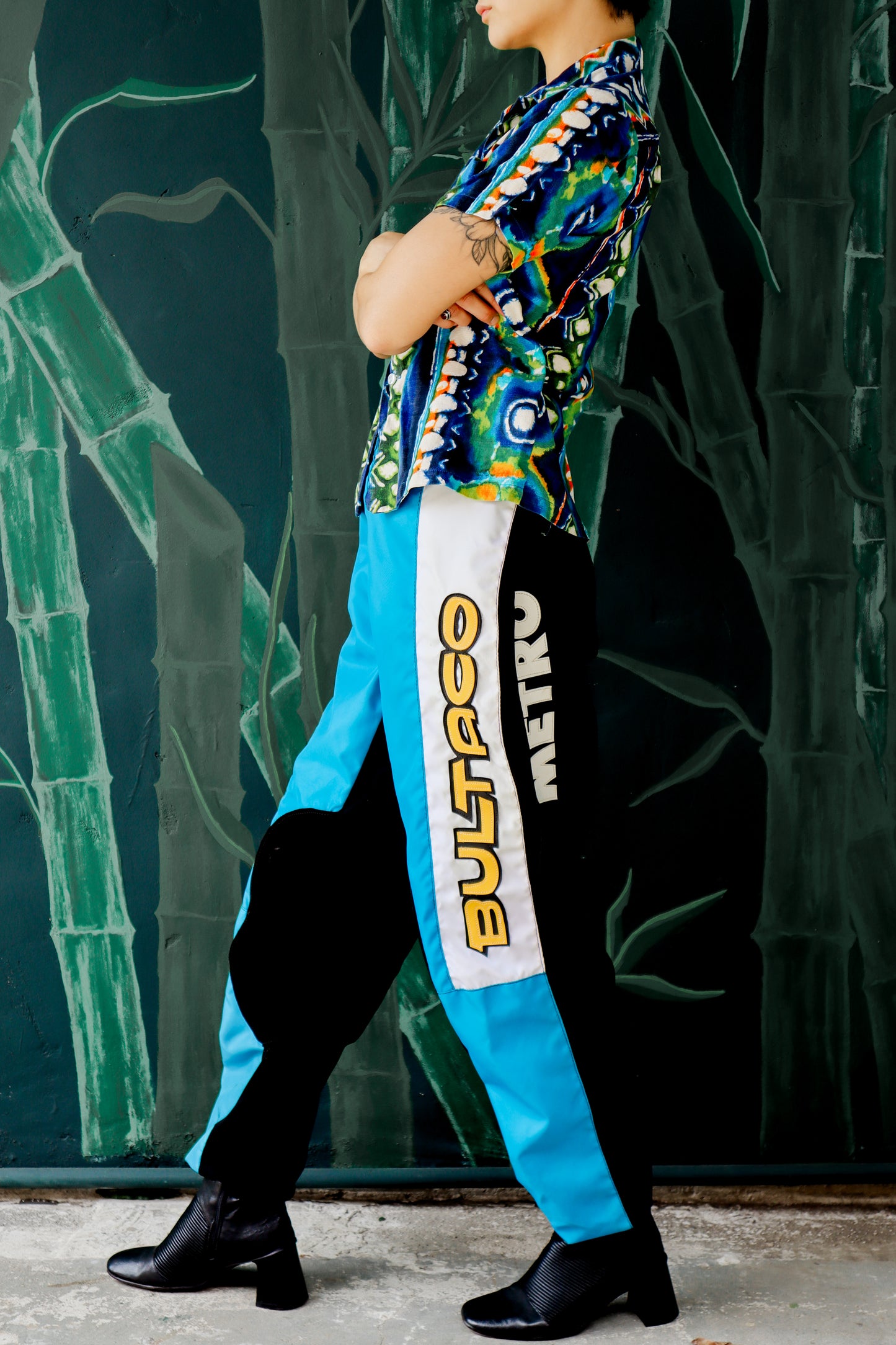 Blue Bultaco Moto Pants