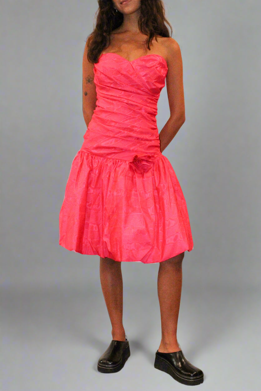 Fuchsia Bubble Dress