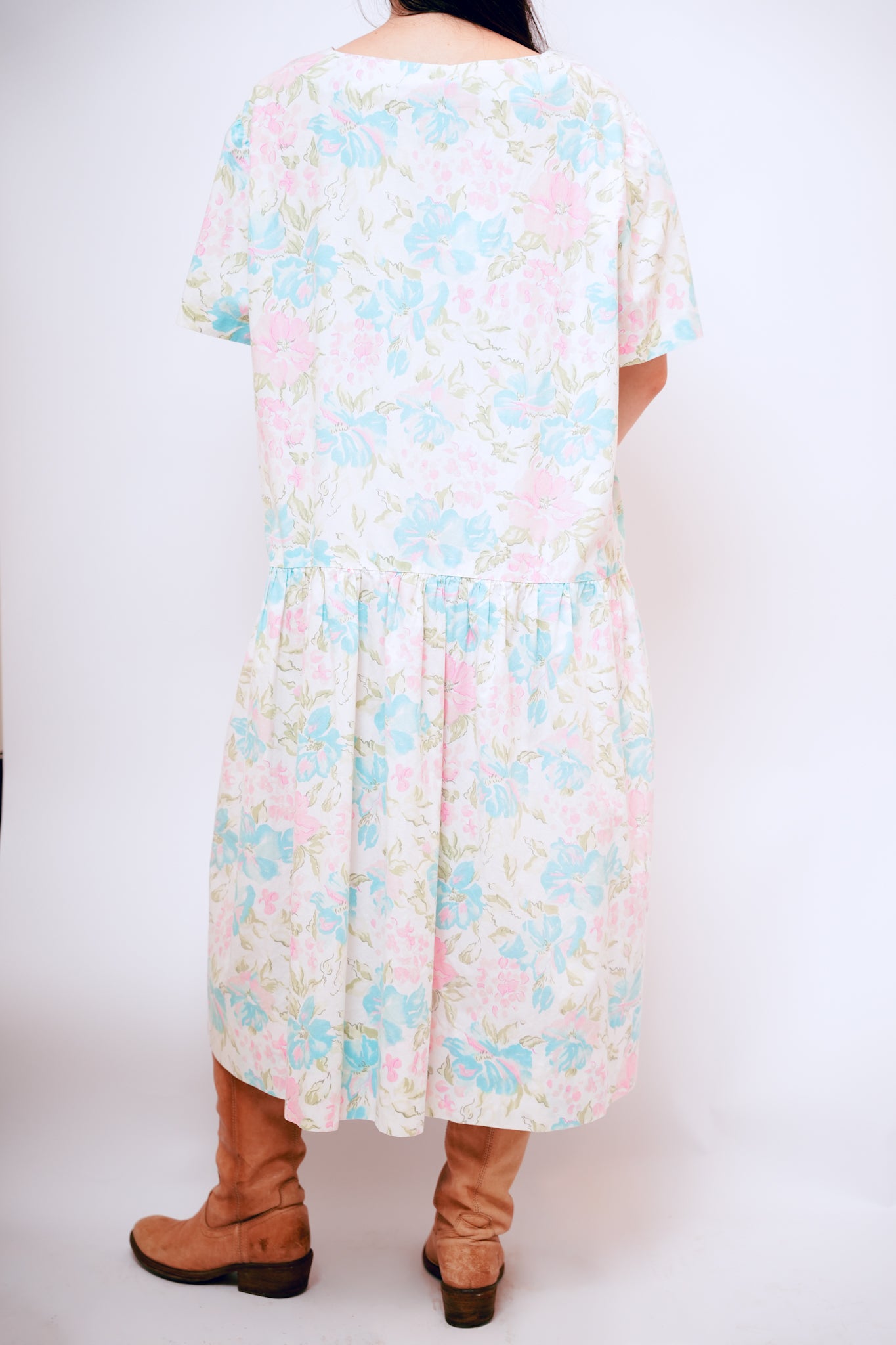 Vintage Floral Cottage Dress