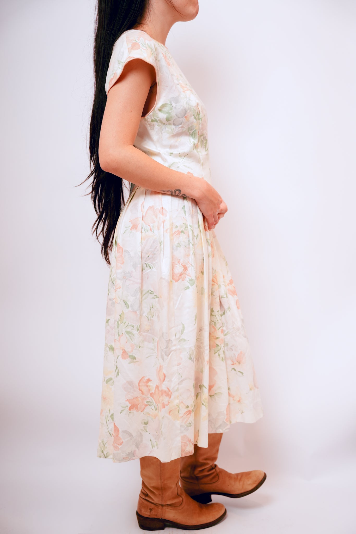 1960's Jerell Floral Day Dress