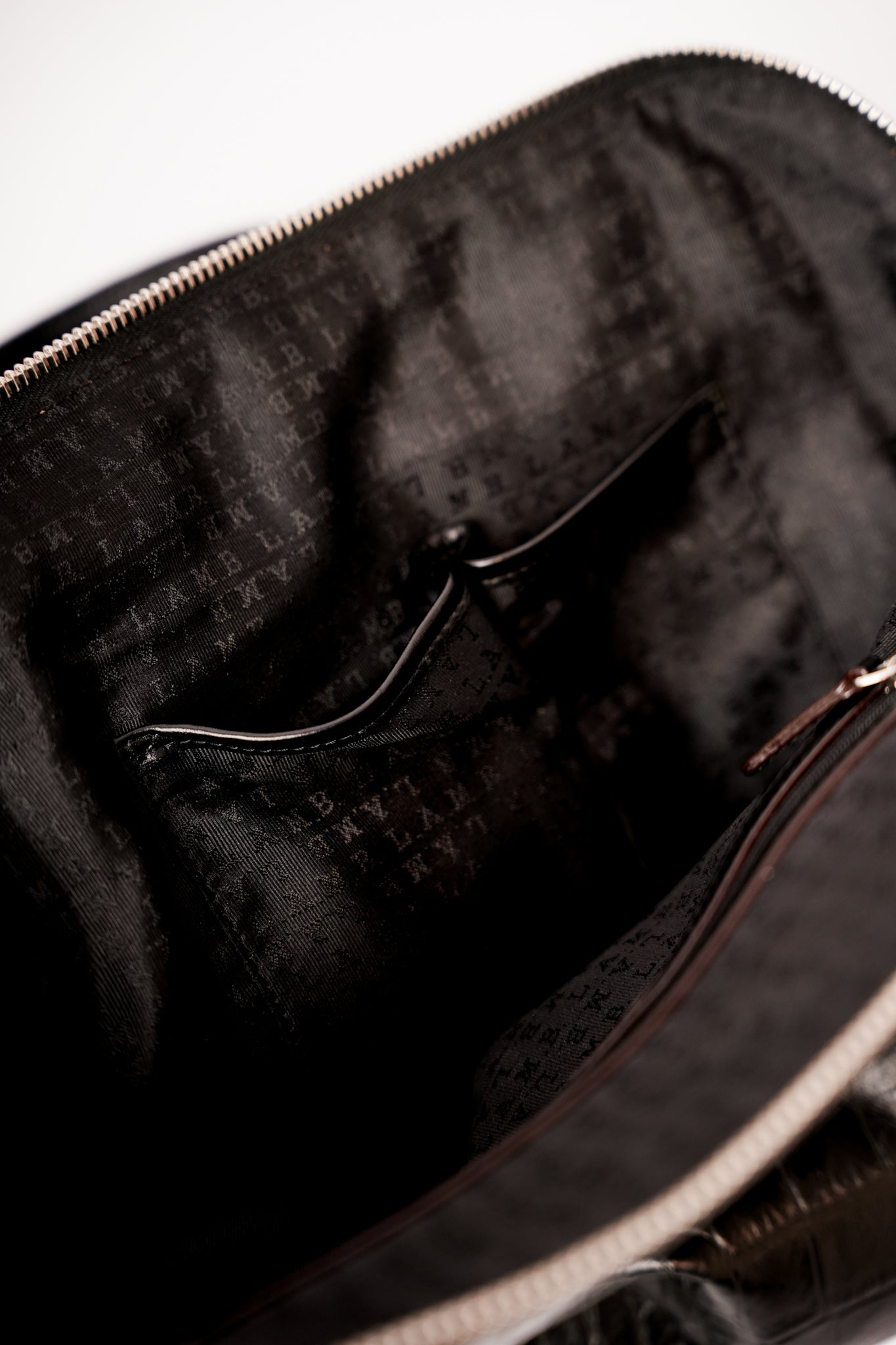 Y2K Black Croc Lamb Bag