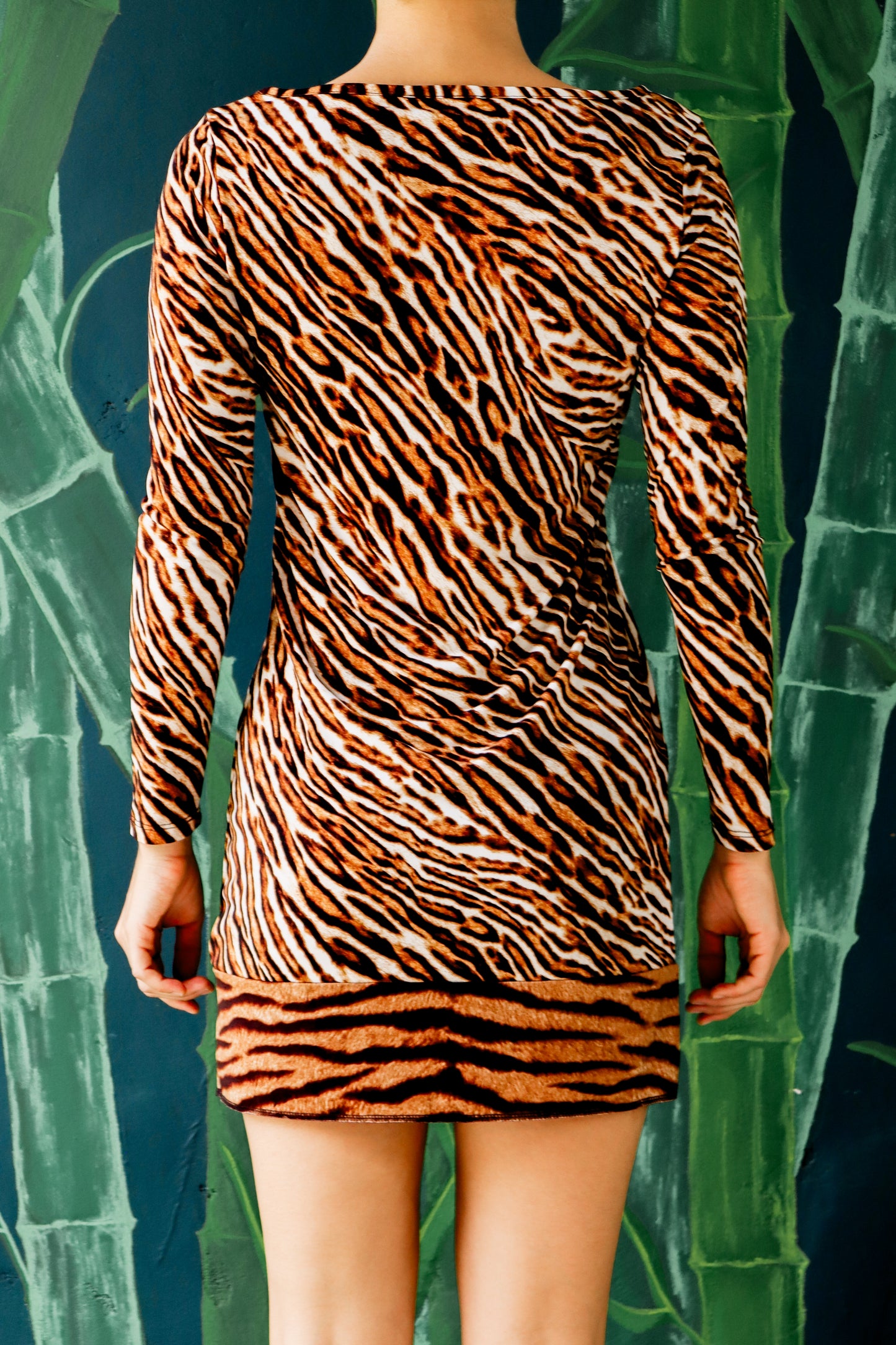 Animal Print Mini Dress