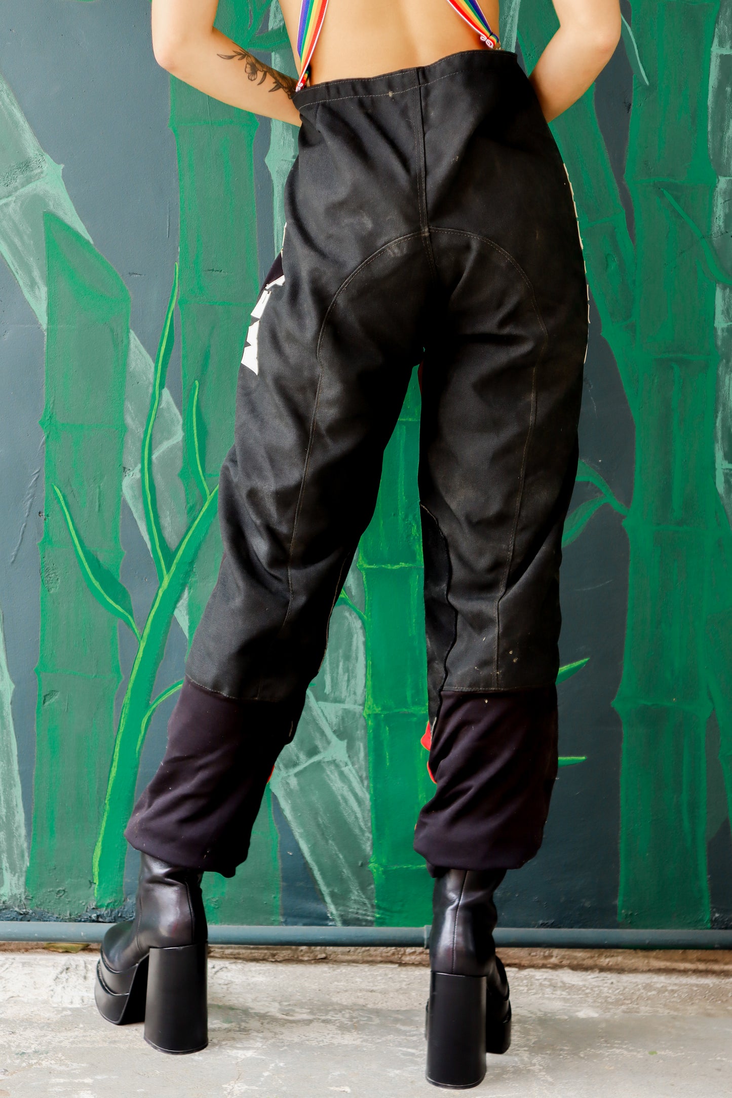 Red Bultaco Moto Pants