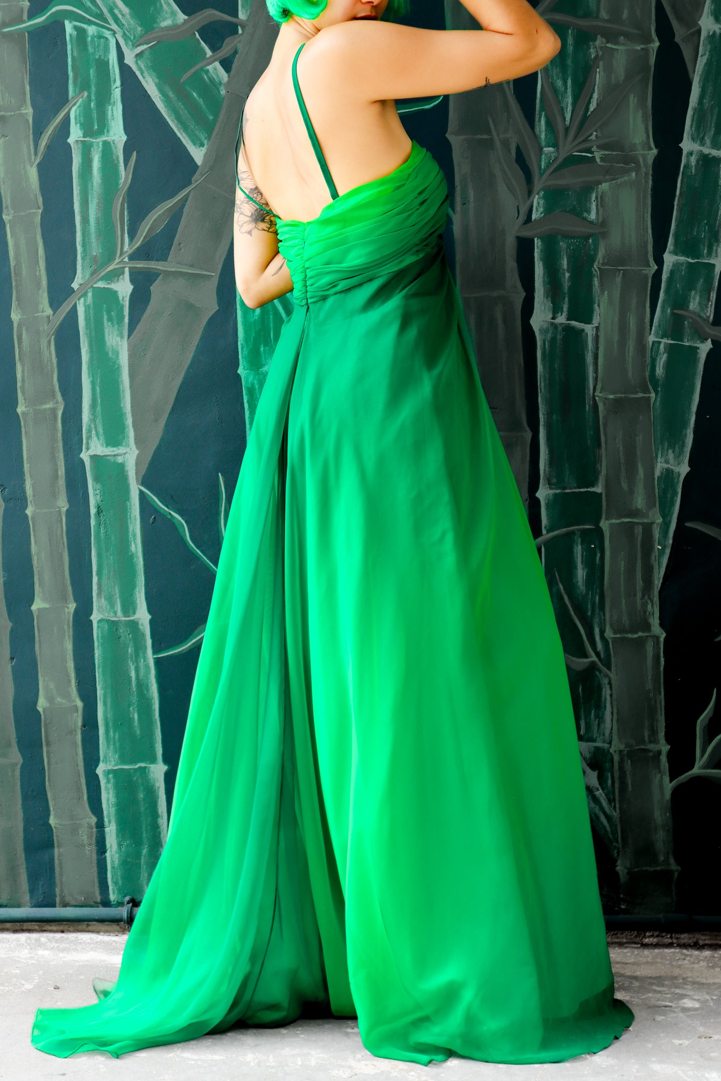 Green Ombre Maxi Dress