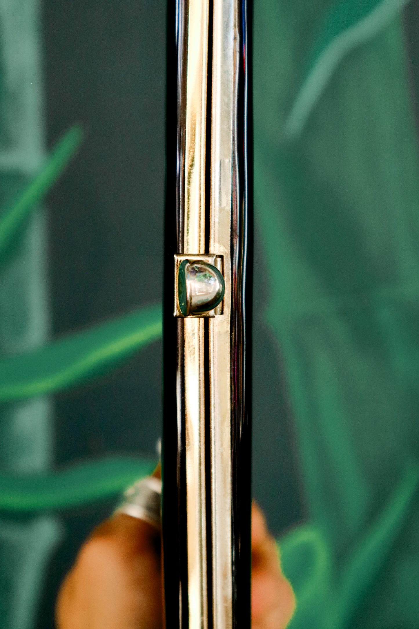 Vintage Patent Leather Long Clutch