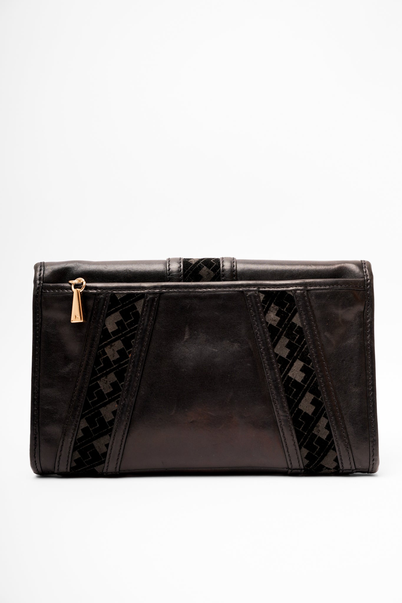 Black L.A.M.B Leather Clutch