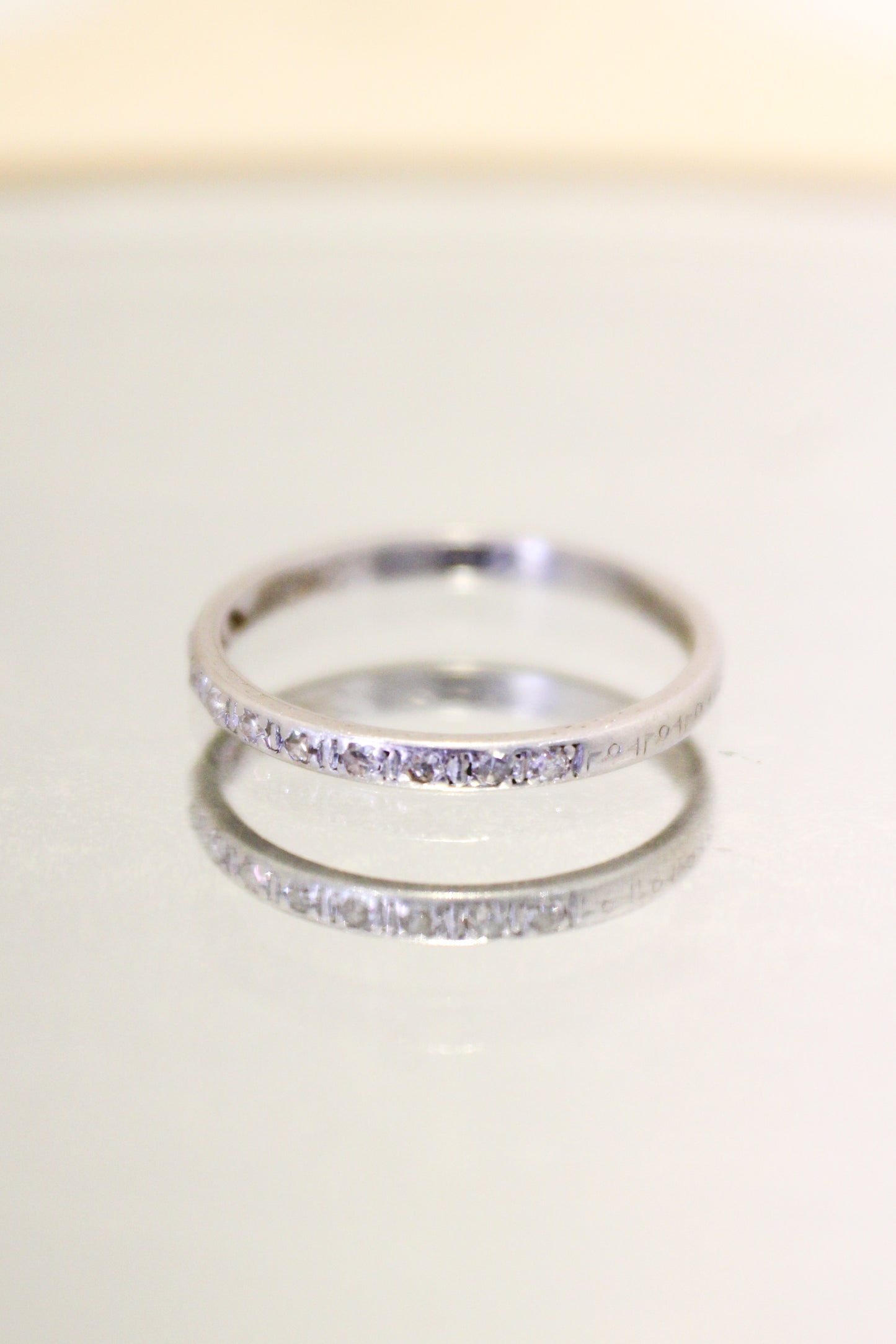 Flat Diamond Ring