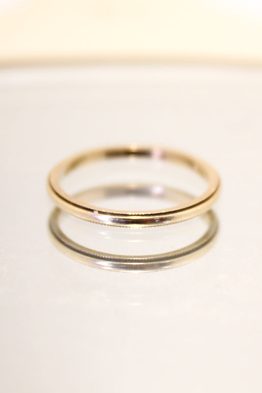 Thin Milgrain Band
