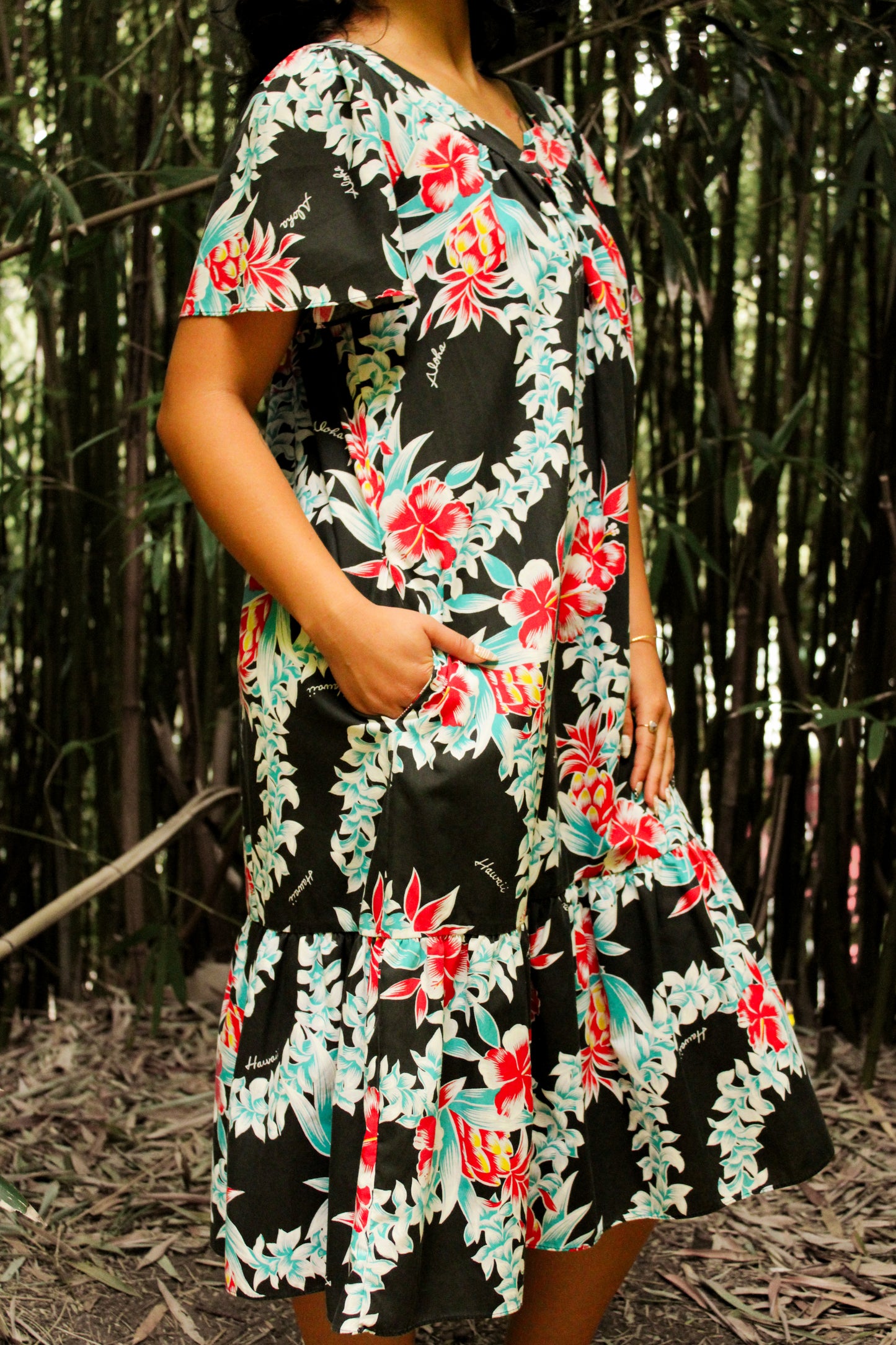 Vintage Aloha Lei Muumuu