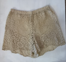 Up-cycled Vintage Lace Shorts