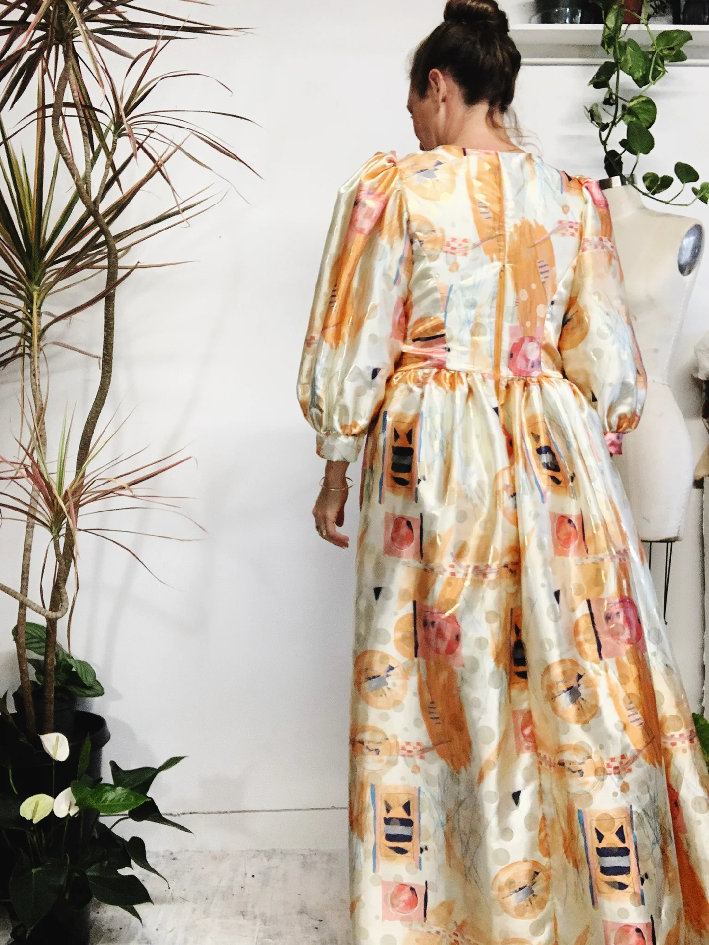 Plunge Neckline Dress