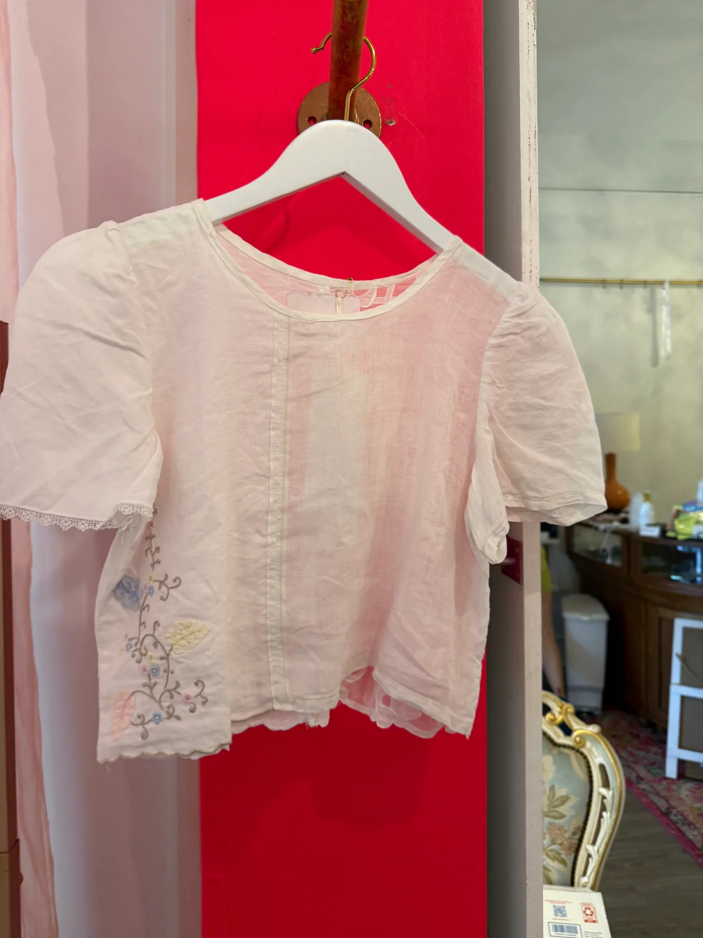 Vintage Linen Top