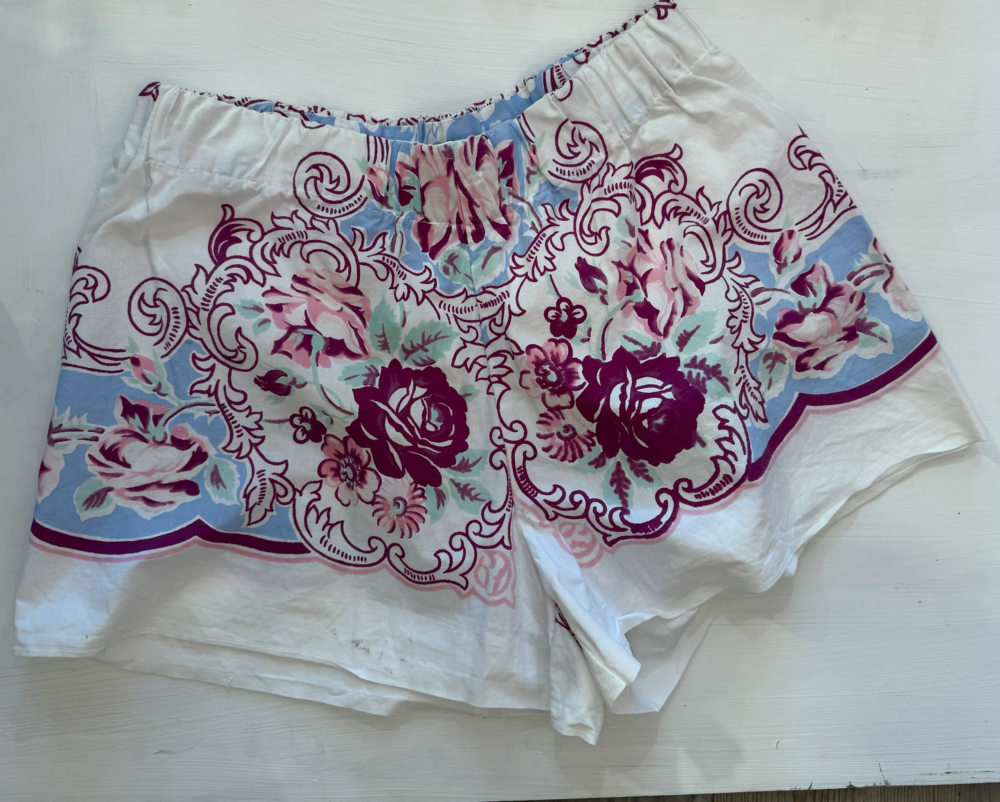 Vintage Linen Shorts