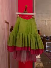 Handmade Pink and Green Twirly Skirt
