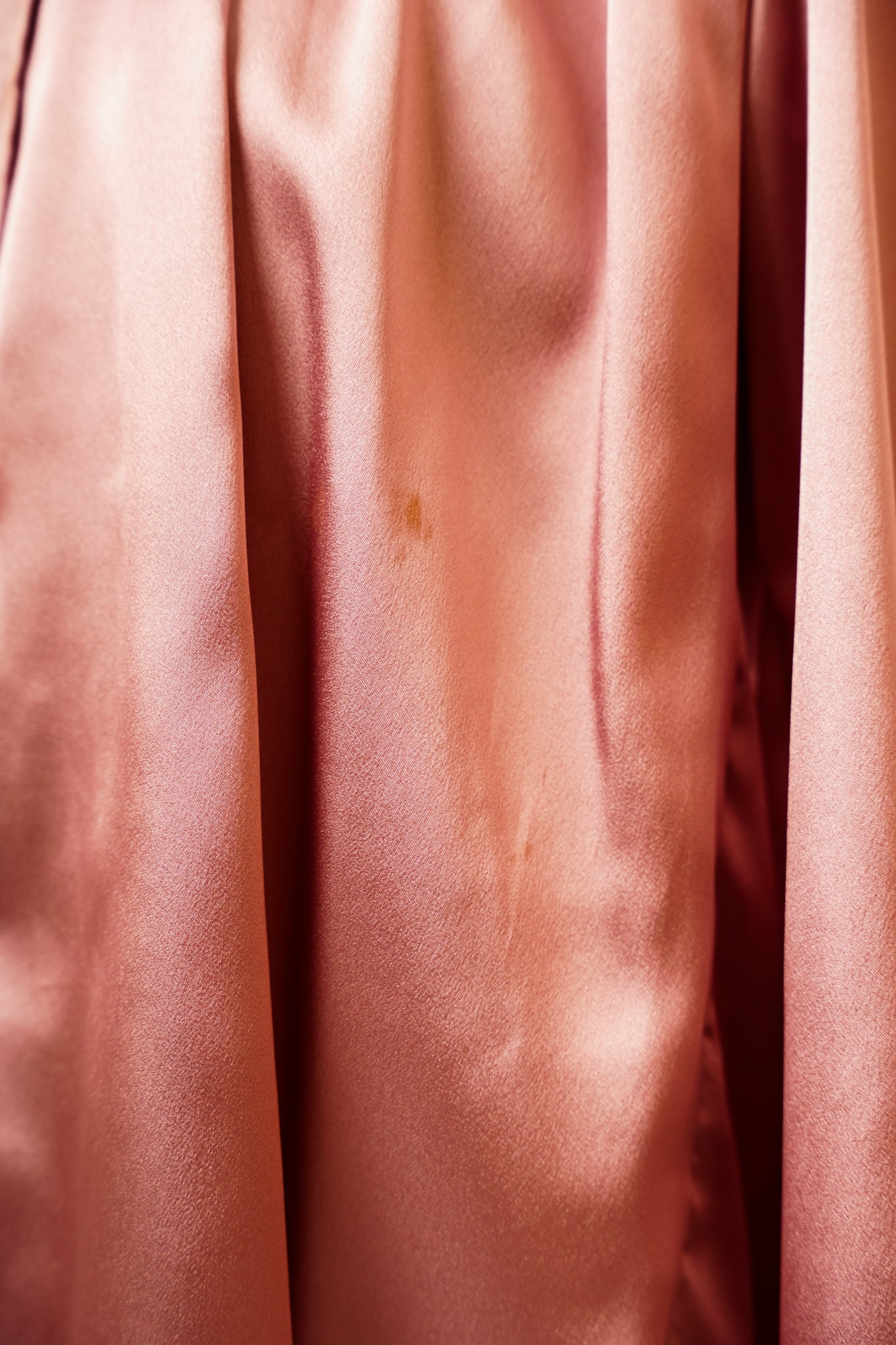Vintage Satin Mauve Blouse