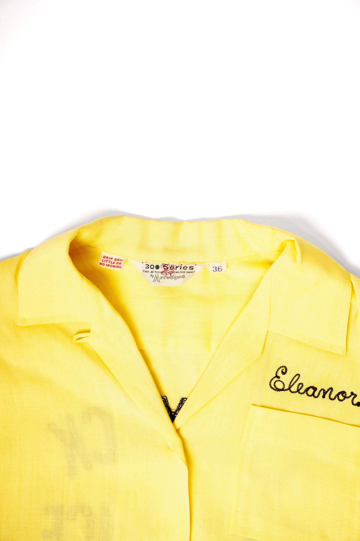 Auntie Eleanors Vintage Carmack Insurance Bowling Shirt