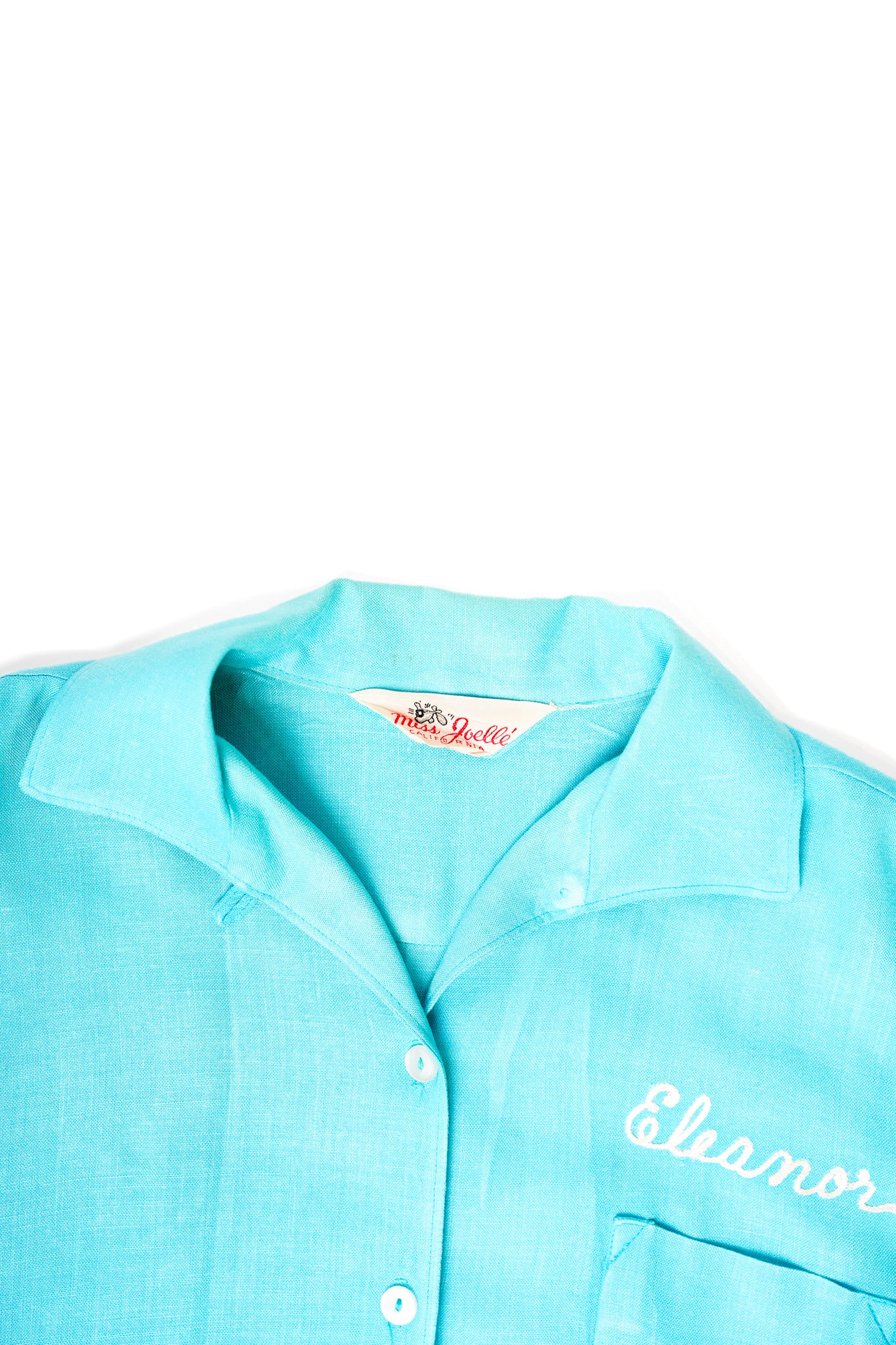 Auntie Eleanors Vintage Blue Bowling Tee