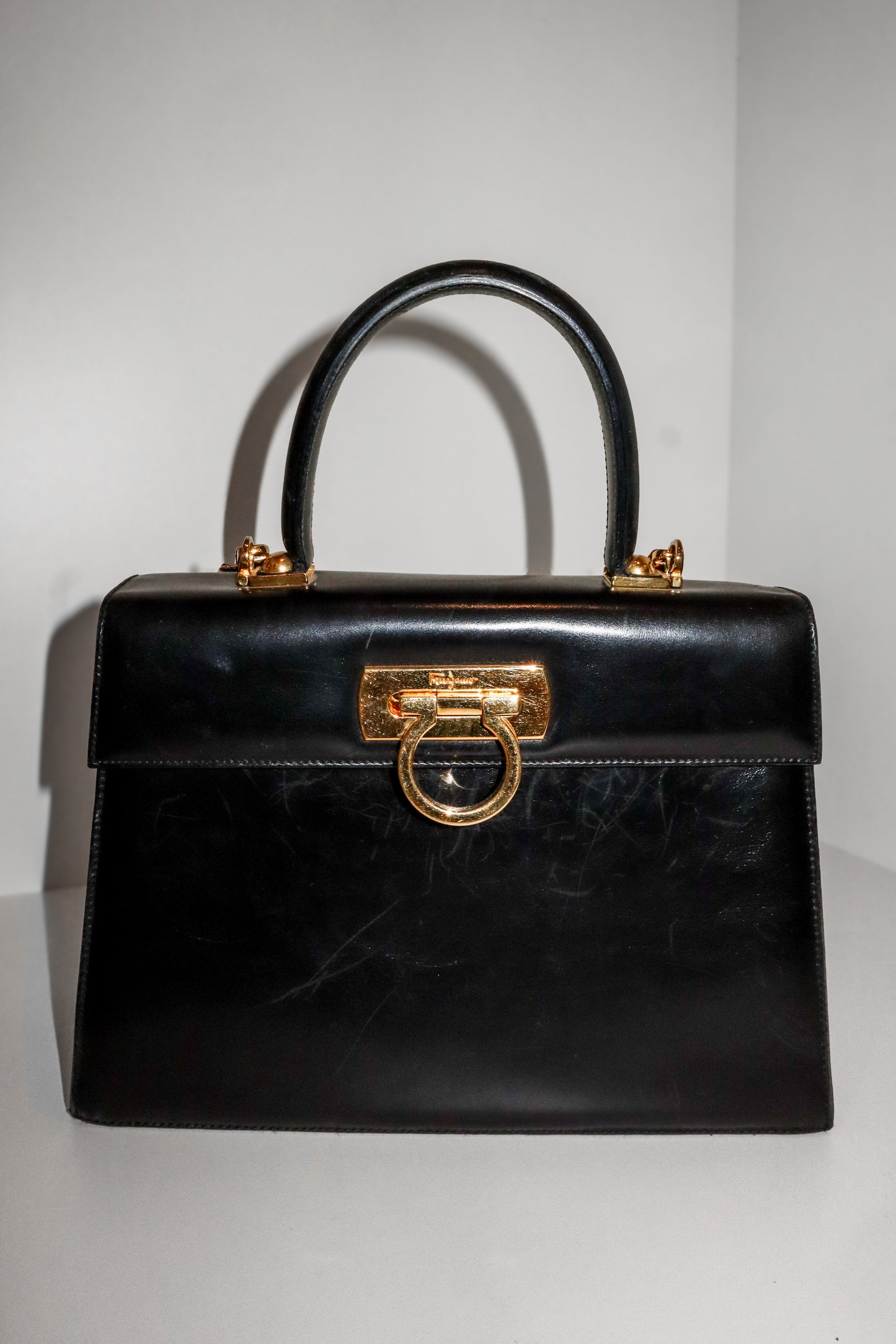 1990's Ferragamo Top Handle Bag