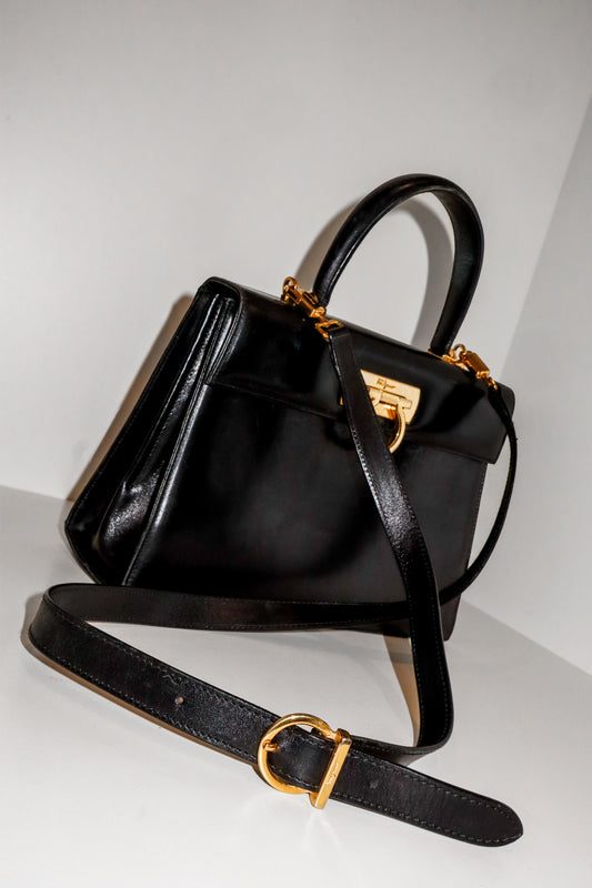 1990's Ferragamo Top Handle Bag