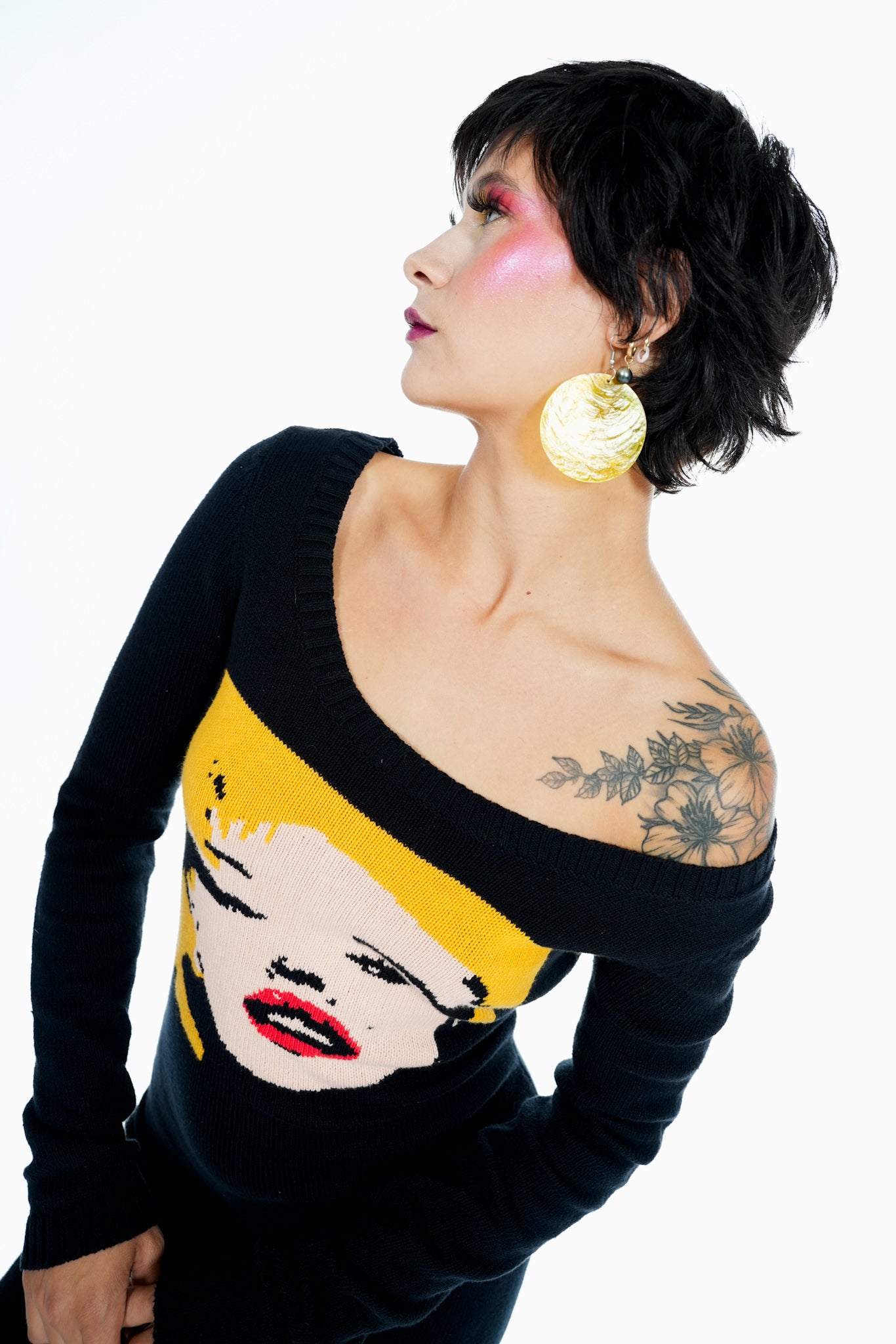 1990's Betsey Johnson Marilyn Monroe Sweater Dress