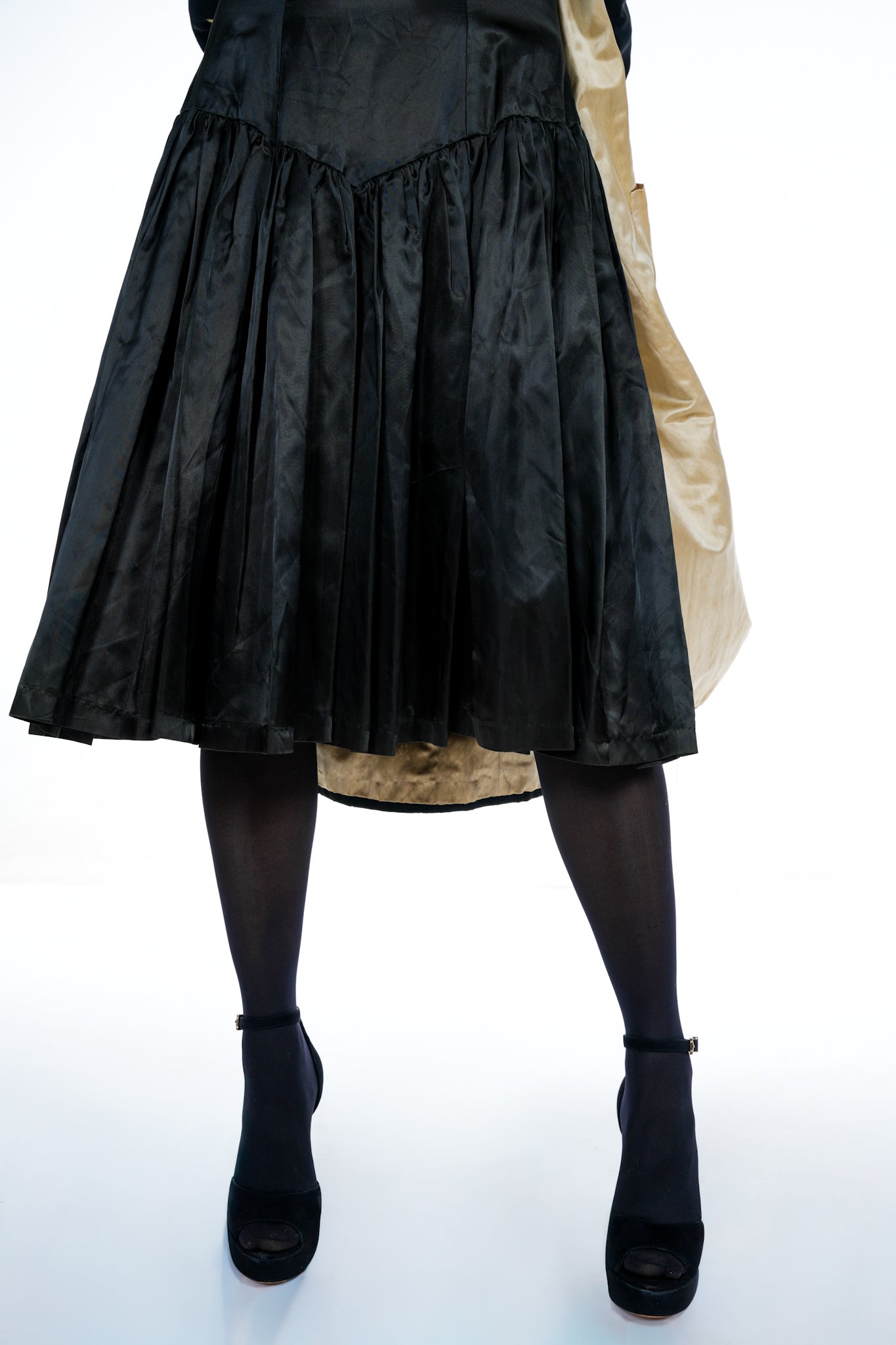 1980's Black Prom Dress