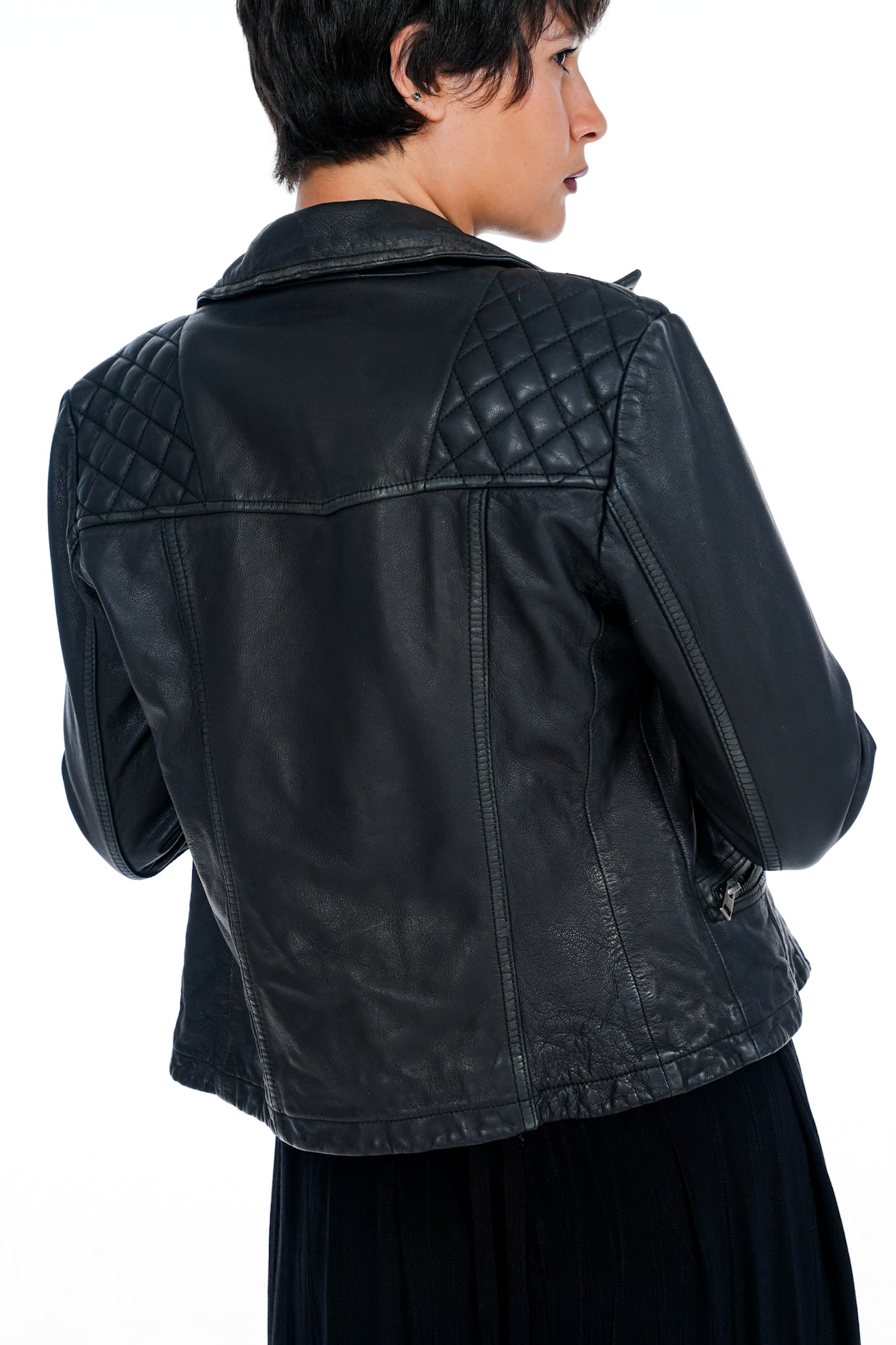 All Saints Leather Biker Jacket