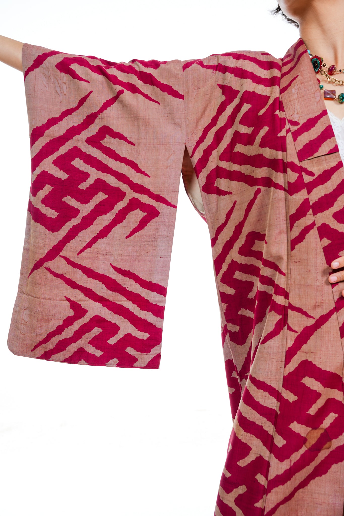 Vintage Cotton and Silk Japanese Kimono