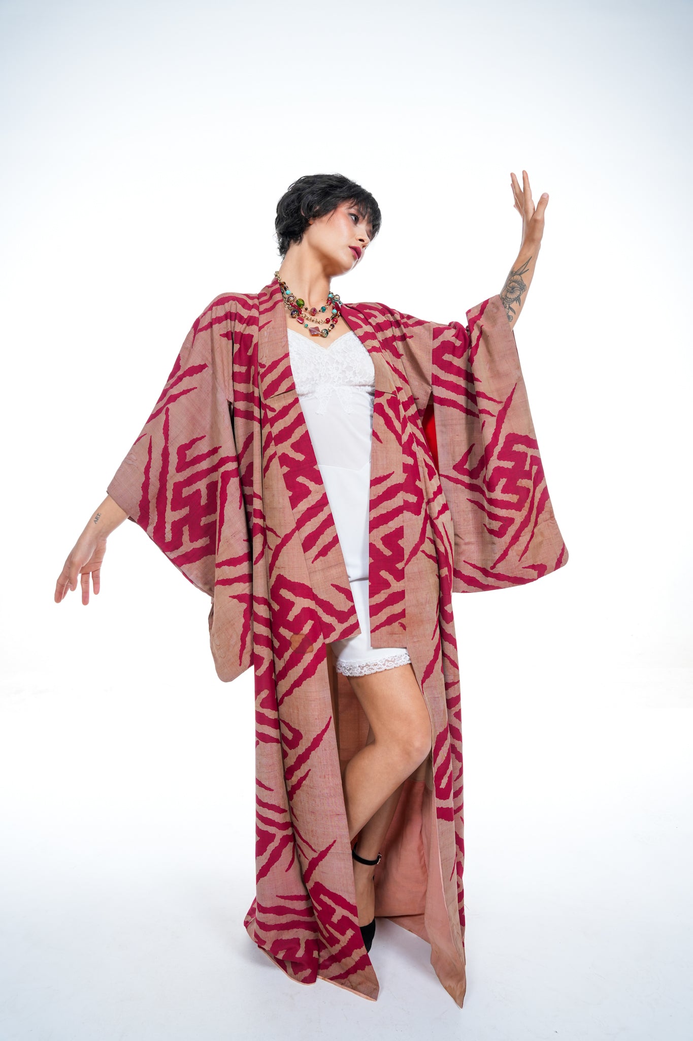 Vintage Cotton and Silk Japanese Kimono