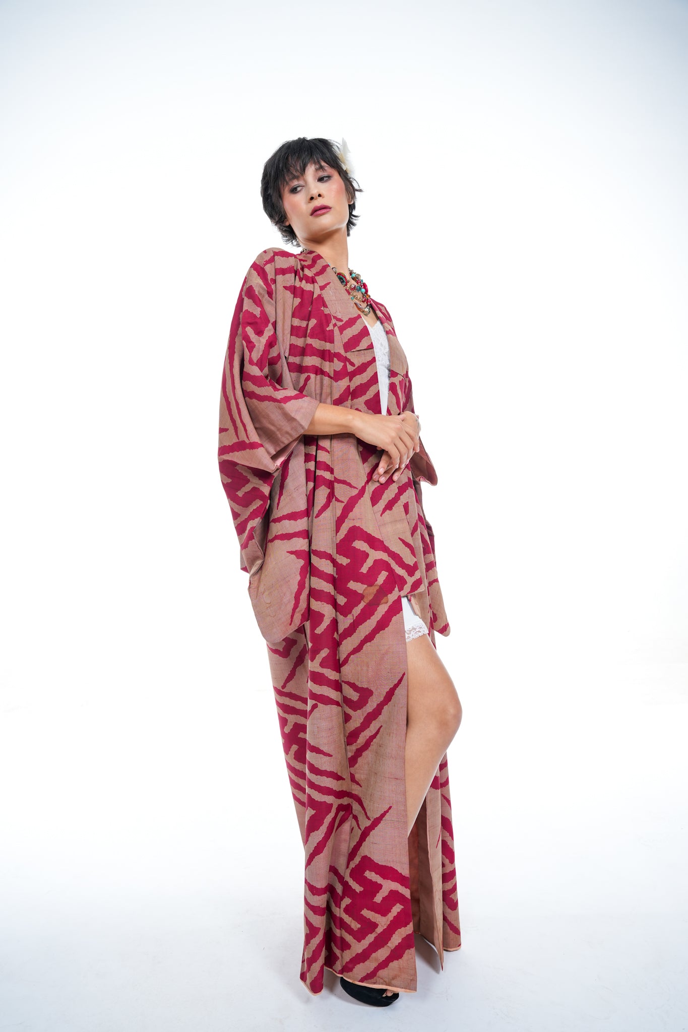 Vintage Cotton and Silk Japanese Kimono